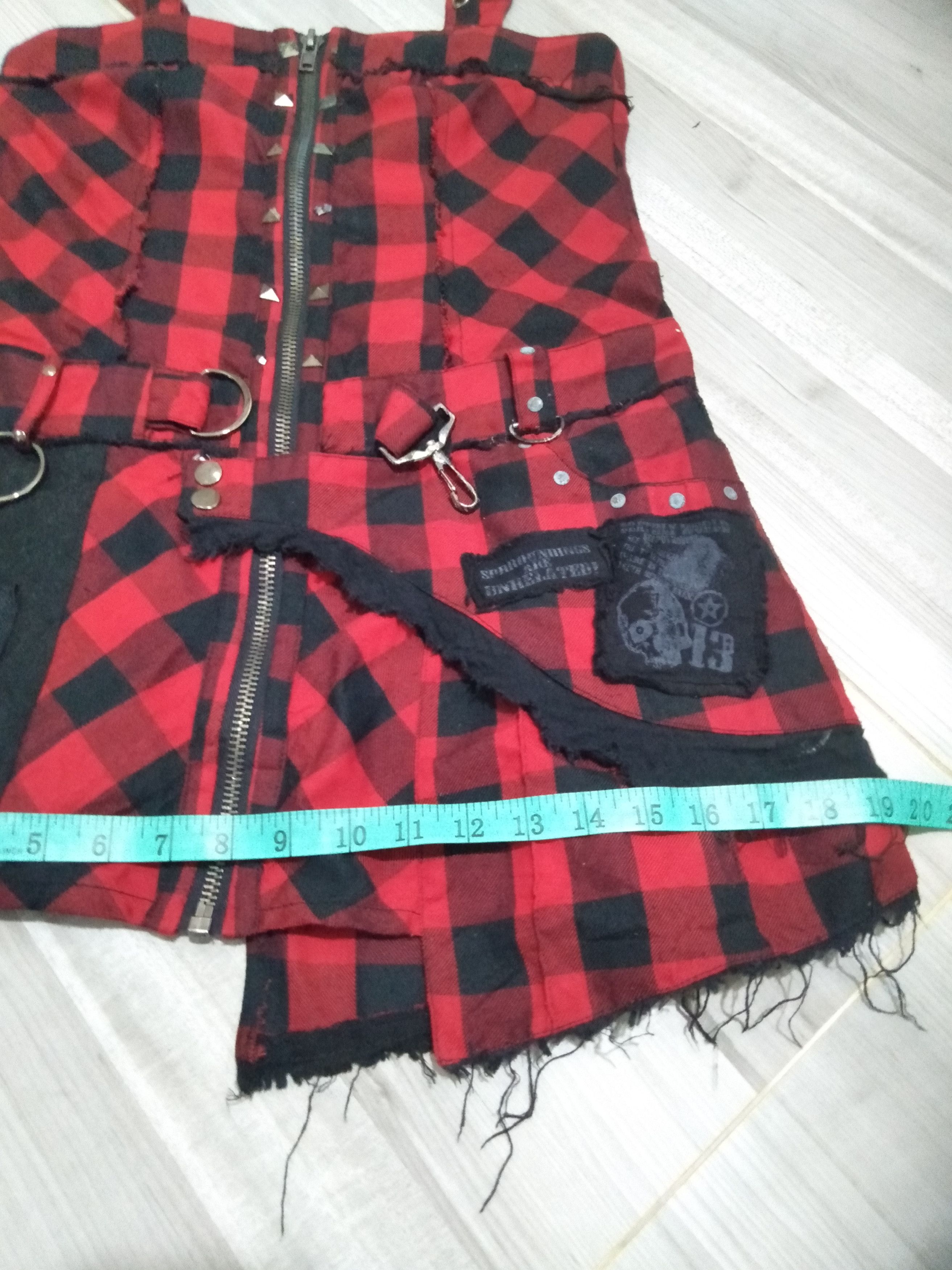 Japanese Brand Sex Pot Revenge Plaid Tartan Punk Gothic Dress Size S / US 4 / IT 40 - 13 Thumbnail