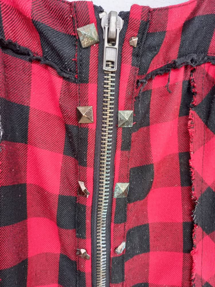 Japanese Brand Sex Pot Revenge Plaid Tartan Punk Gothic Dress Size S / US 4 / IT 40 - 8 Thumbnail