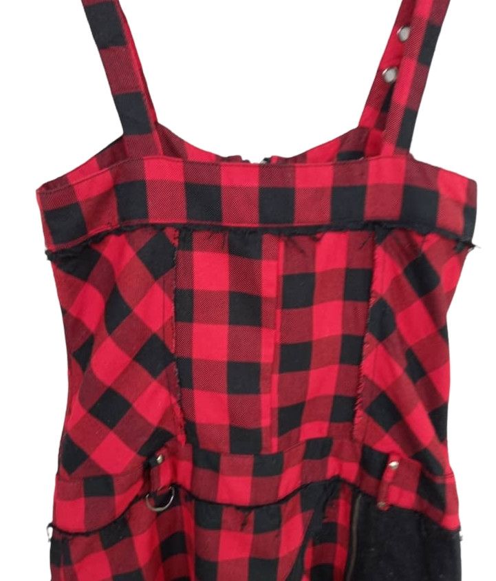 Japanese Brand Sex Pot Revenge Plaid Tartan Punk Gothic Dress Size S / US 4 / IT 40 - 5 Thumbnail