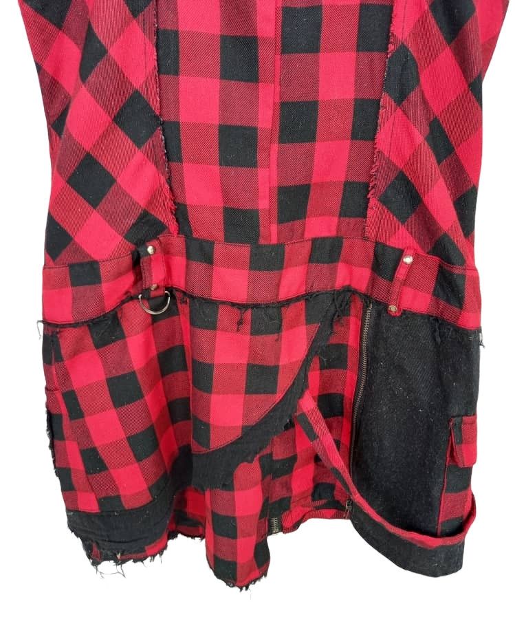 Japanese Brand Sex Pot Revenge Plaid Tartan Punk Gothic Dress Size S / US 4 / IT 40 - 6 Thumbnail