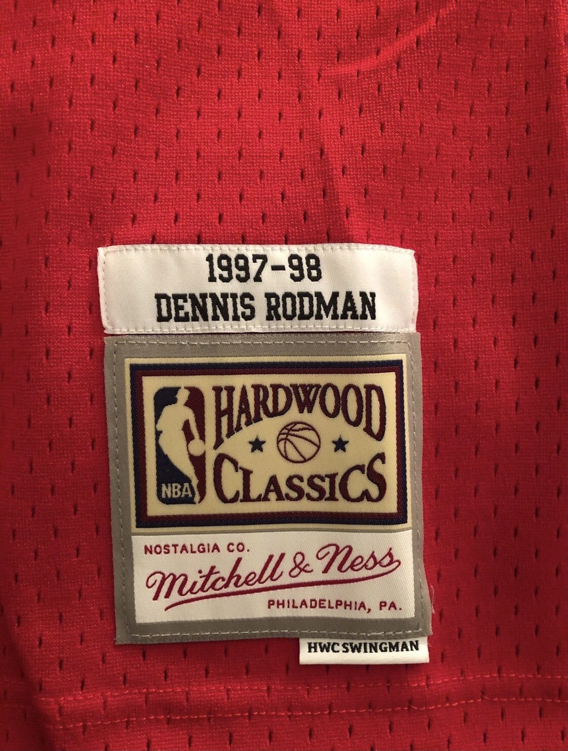 Mitchell & Ness Mitchell and Ness Dennis Rodman Bulls 97-98 Road Jersey Size US M / EU 48-50 / 2 - 3 Thumbnail
