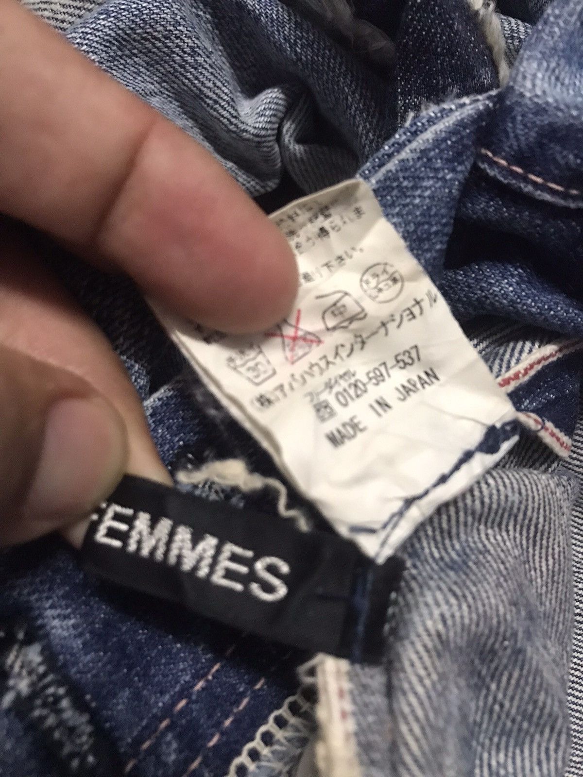 5351 POUR LES HOMMES Vintage Reproduction Selvedge Denim Jeans Levi’s Inspired Size US 29 - 15 Thumbnail