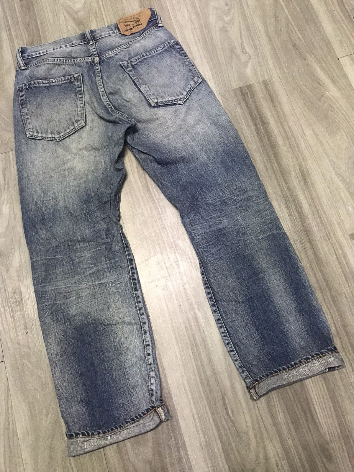 5351 POUR LES HOMMES Vintage Reproduction Selvedge Denim Jeans Levi’s Inspired Size US 29 - 17 Thumbnail