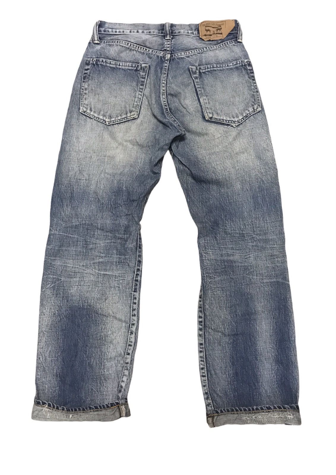 5351 POUR LES HOMMES Vintage Reproduction Selvedge Denim Jeans Levi’s Inspired Size US 29 - 2 Thumbnail