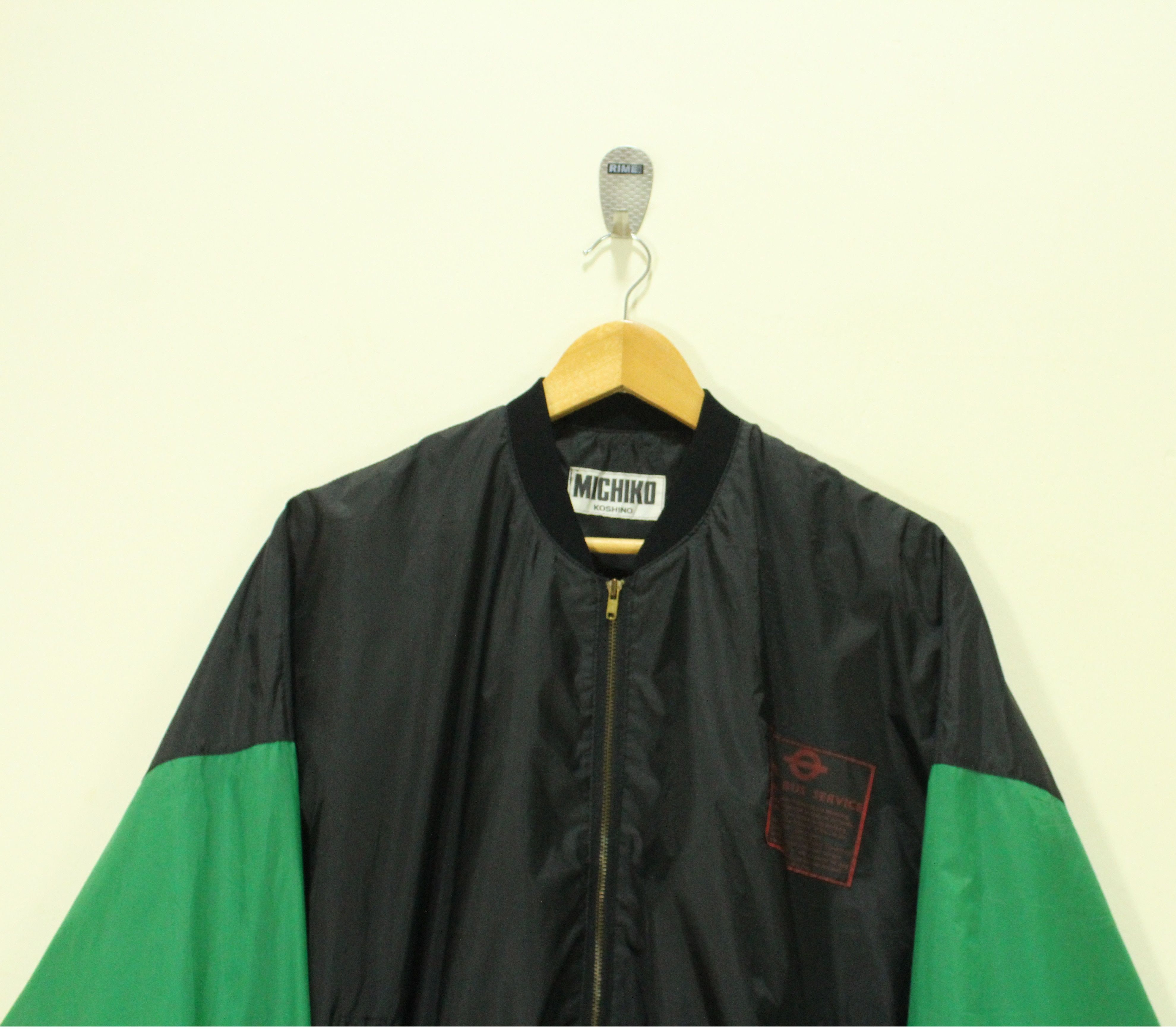 Vintage MICHIKO KOSHINO LONDON Jacket Light Nylon Spell Out