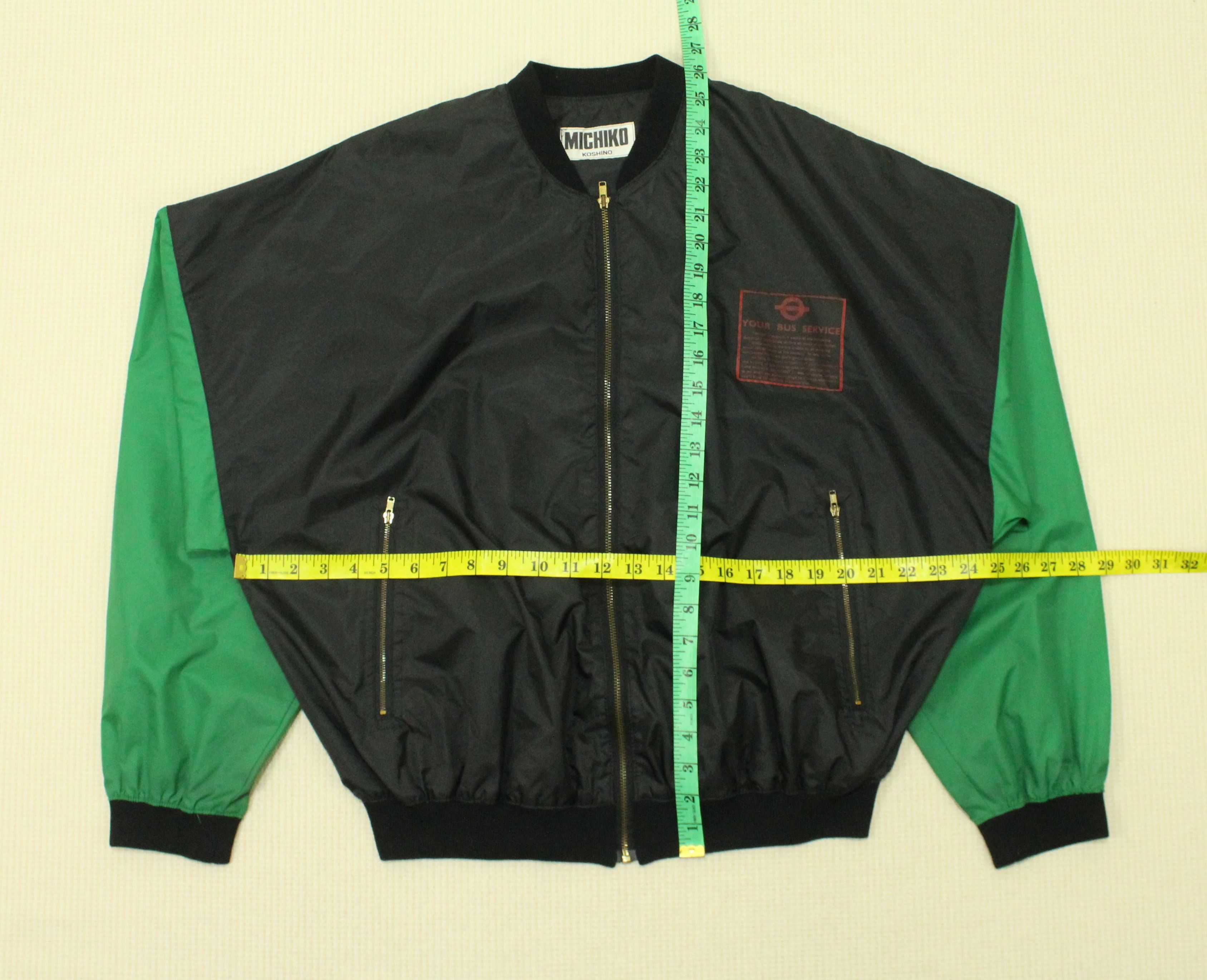 Vintage MICHIKO KOSHINO LONDON Jacket Light Nylon Spell Out