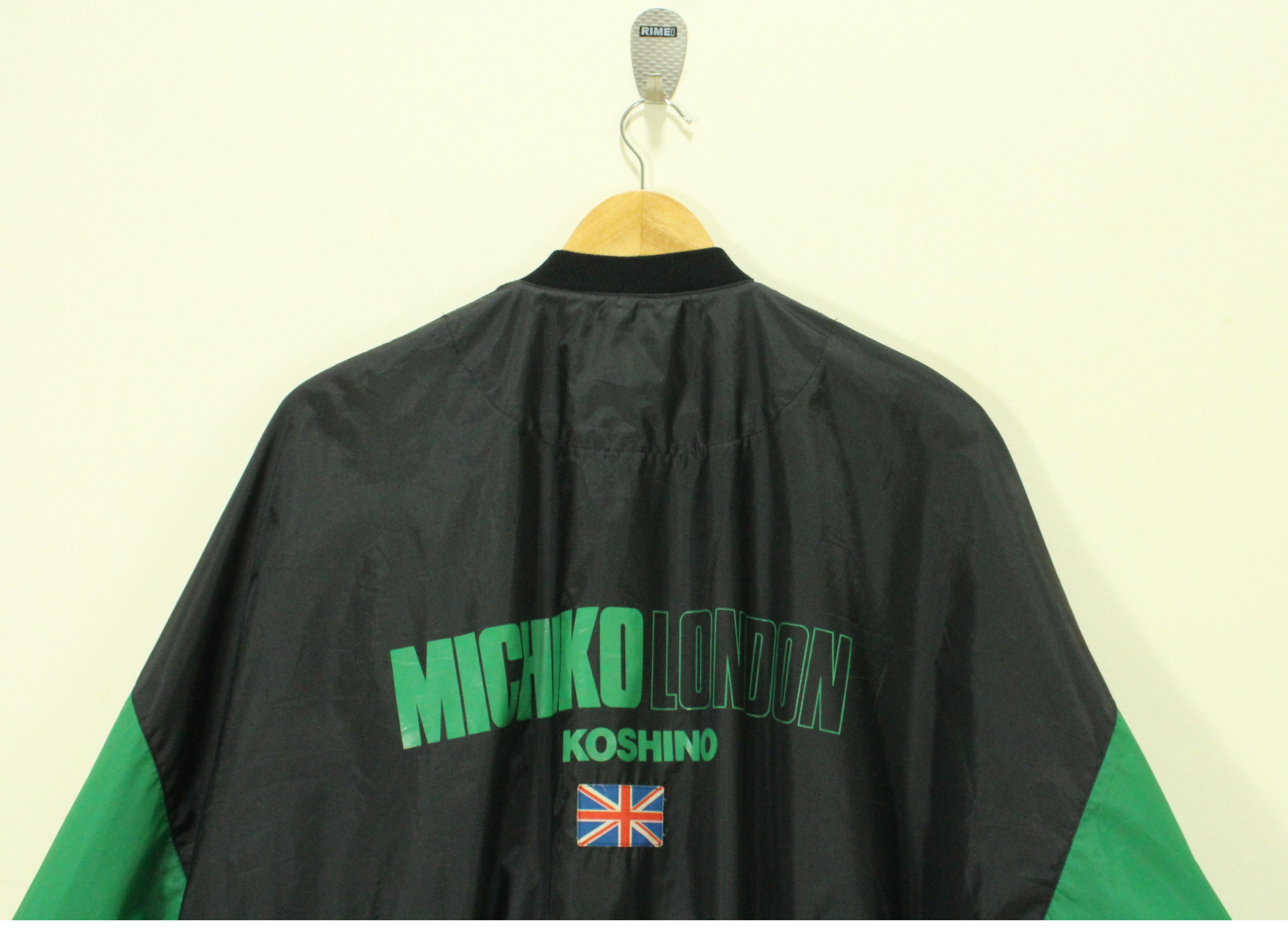 Vintage MICHIKO KOSHINO LONDON Jacket Light Nylon Spell Out