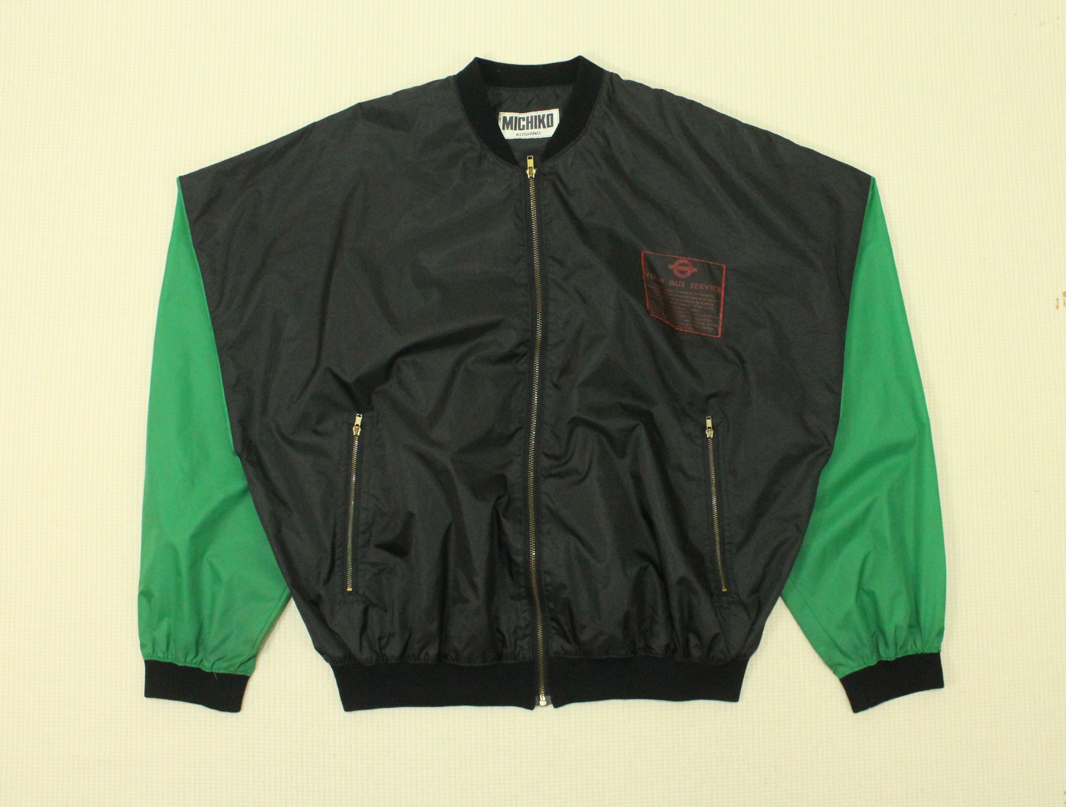 Vintage MICHIKO KOSHINO LONDON Jacket Light Nylon Spell Out