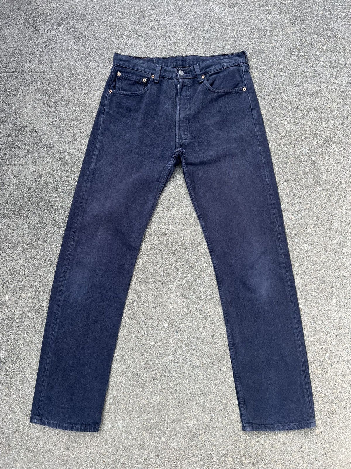 Levi's Vintage 1997 Levi’s 501 Fade Black Denim Jeans Size US 32 / EU 48 - 1 Thumbnail