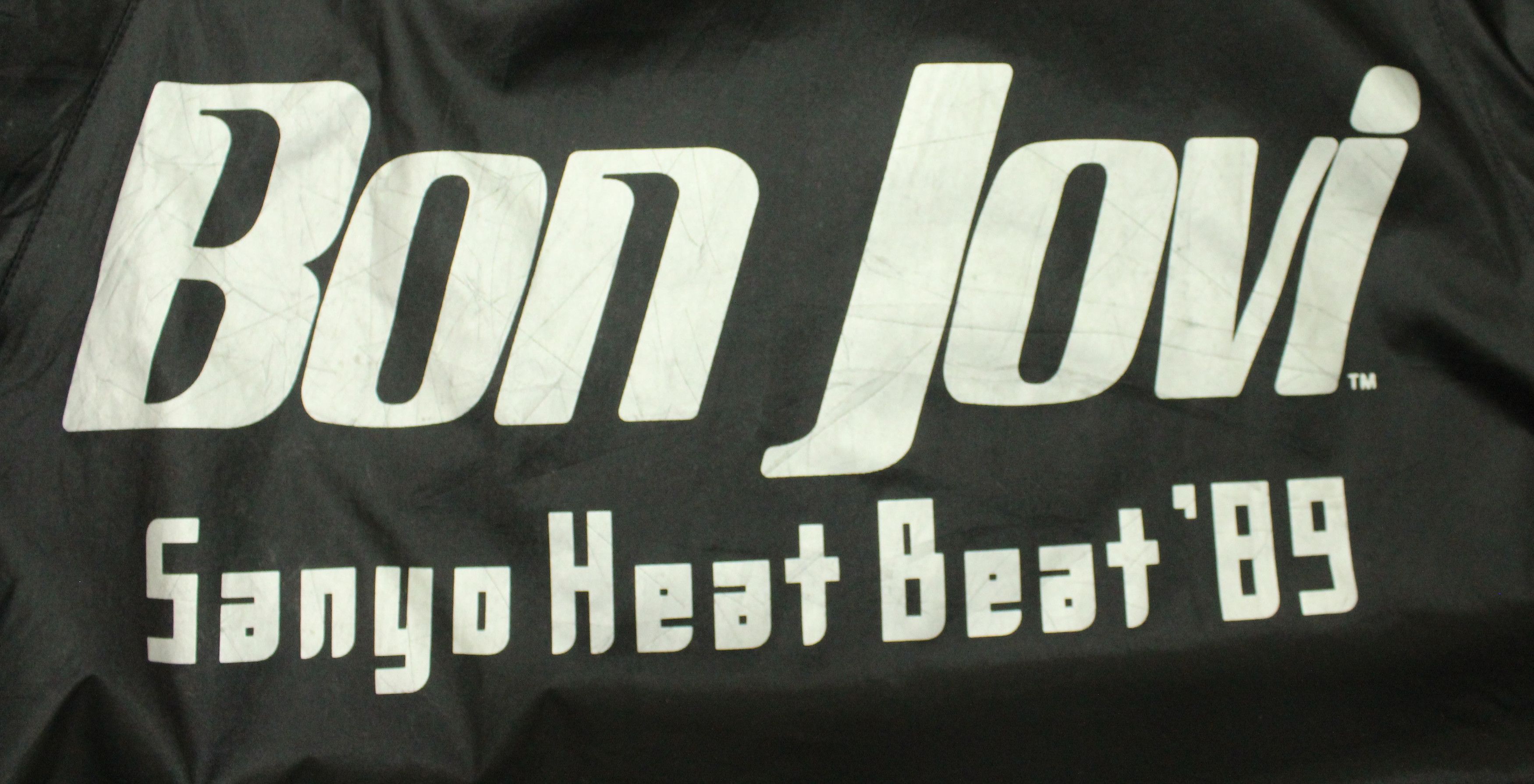 Bon Jovi Vintage 80s BON JOVI Jacket Light Nylon Japan Tour Size US M / EU 48-50 / 2 - 11 Thumbnail