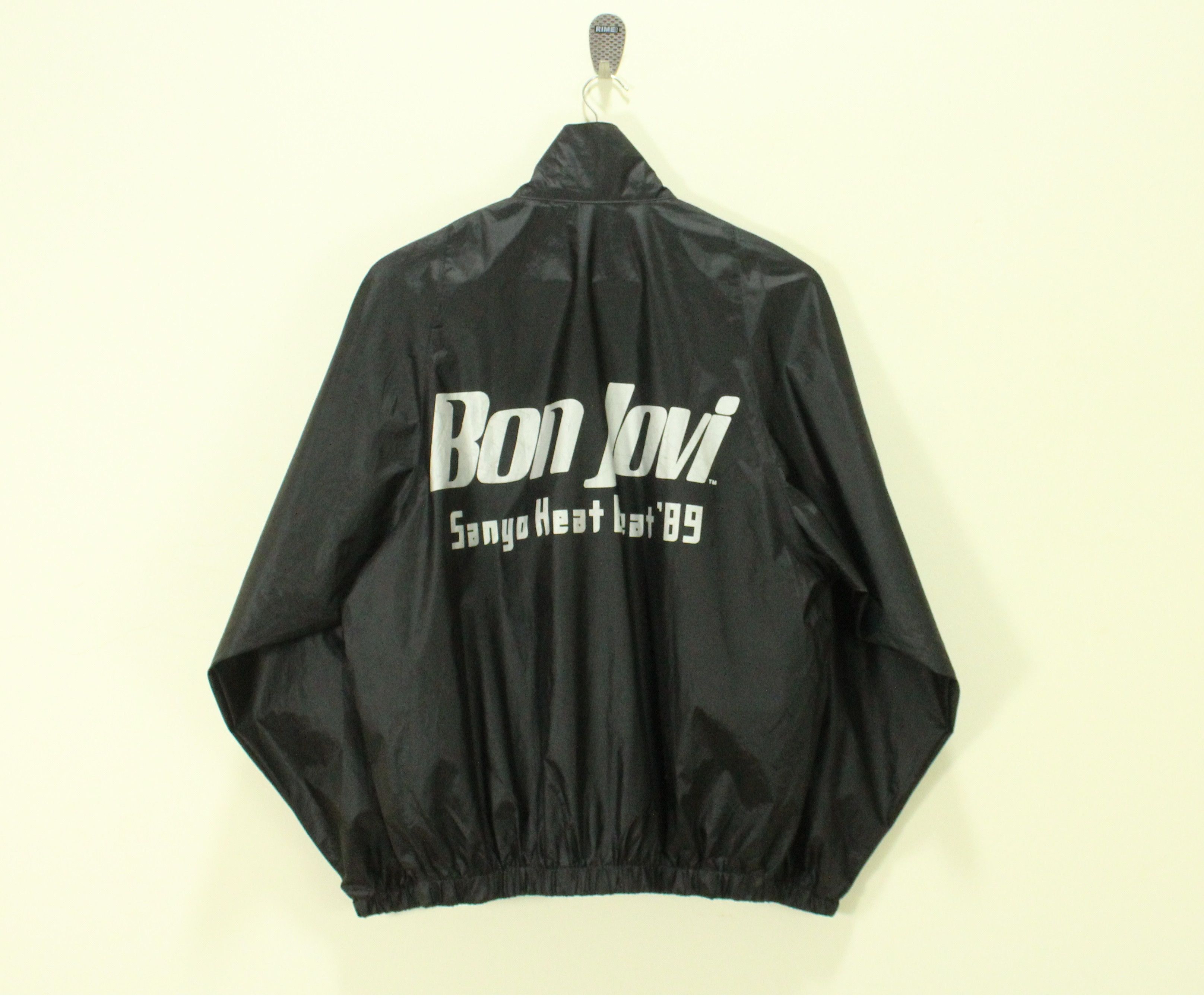 Bon Jovi Vintage 80s BON JOVI Jacket Light Nylon Japan Tour Size US M / EU 48-50 / 2 - 1 Thumbnail