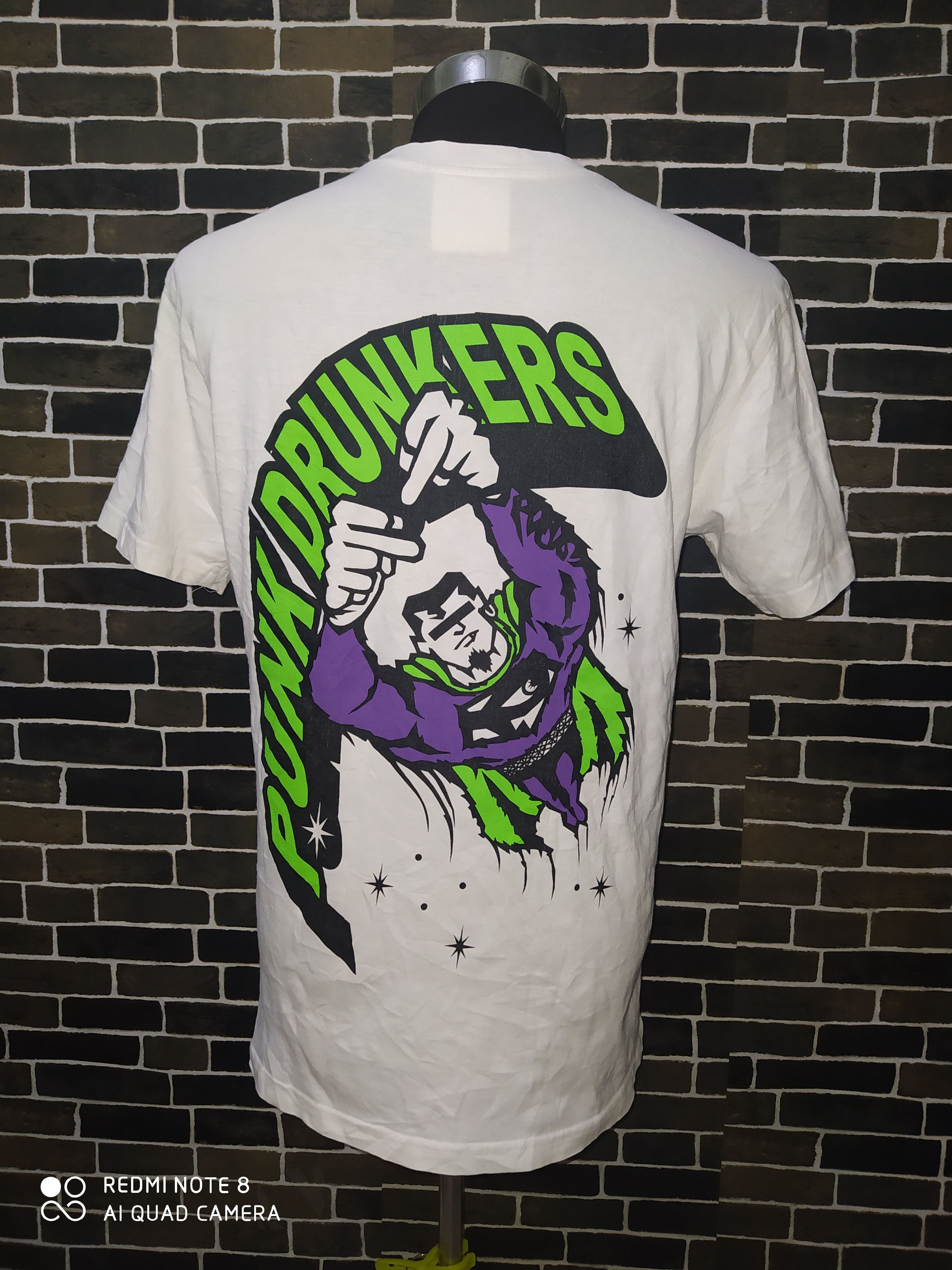 Punk Drunkers Parody Superman Japanese Brand T shirt