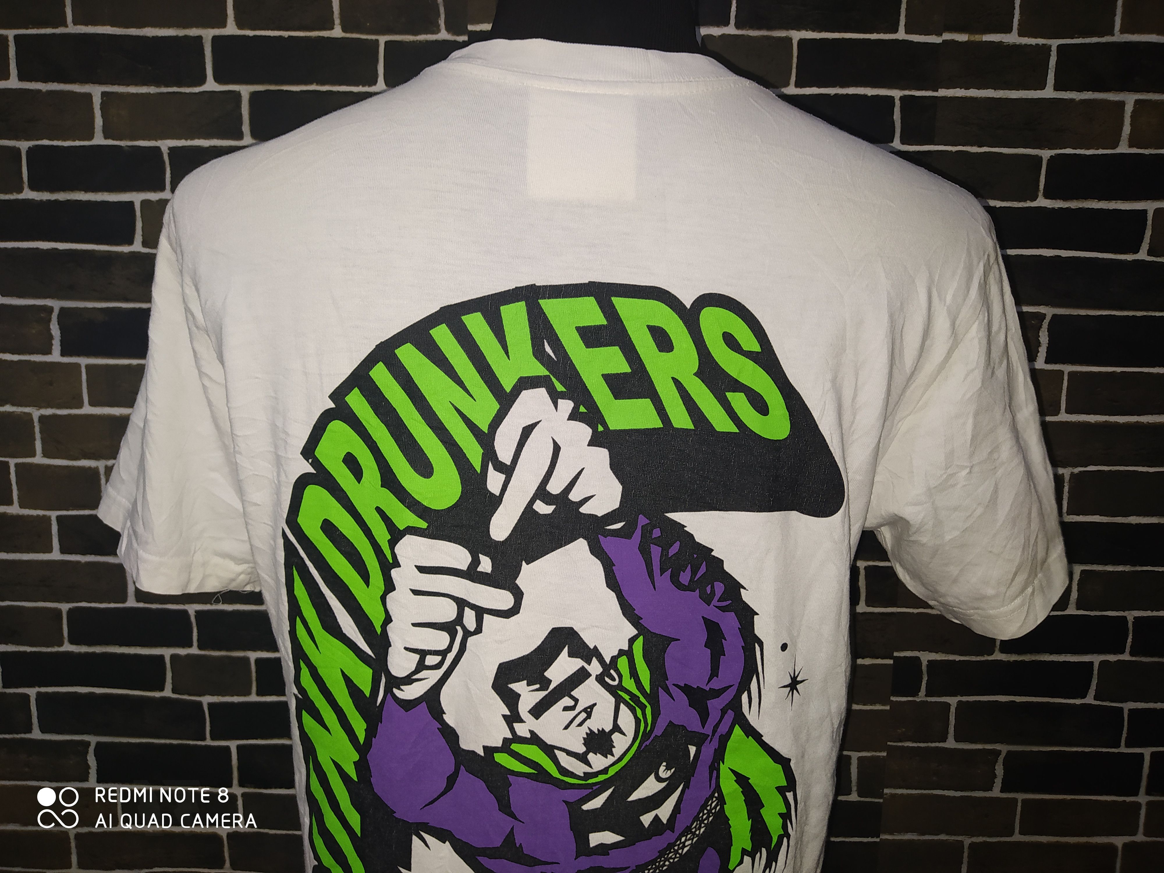 Punk Drunkers Parody Superman Japanese Brand T shirt