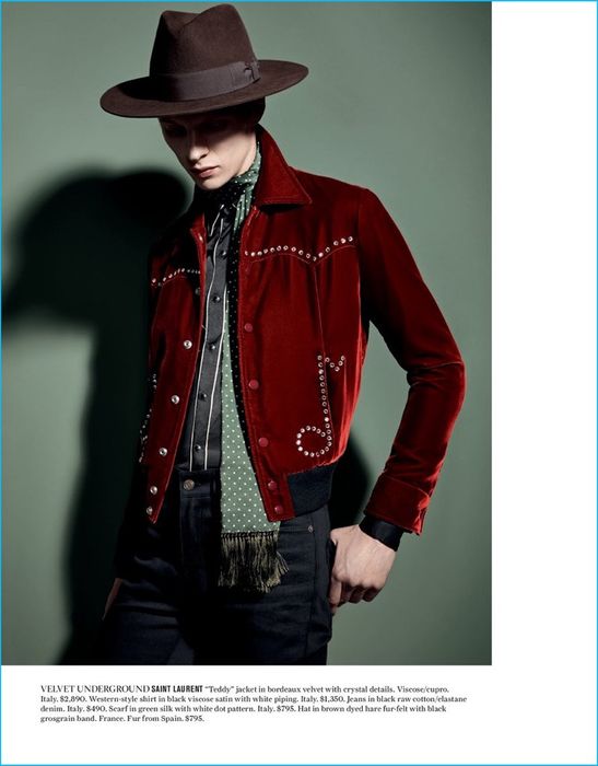 Saint laurent teddy outlet red