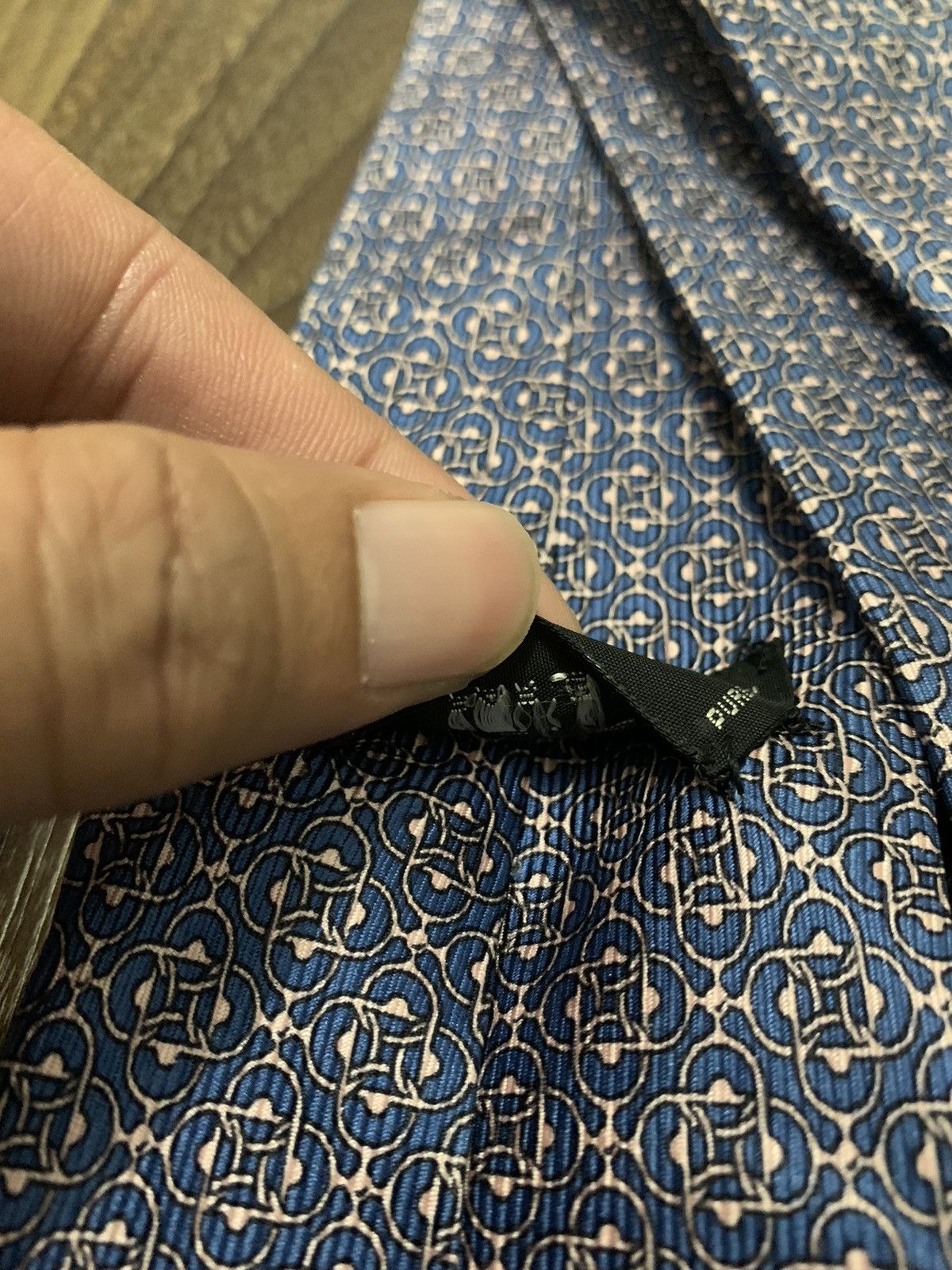 Celine Celine Geometric Printed Design Tie Size ONE SIZE - 7 Thumbnail