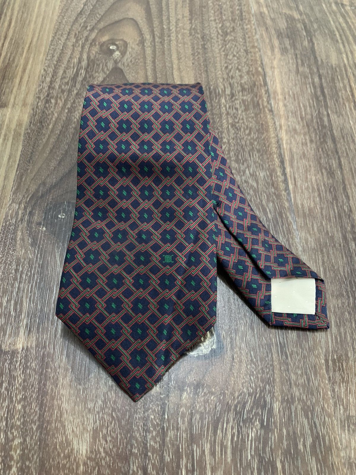Celine Celine Geometric Printed Design Tie Size ONE SIZE - 1 Thumbnail