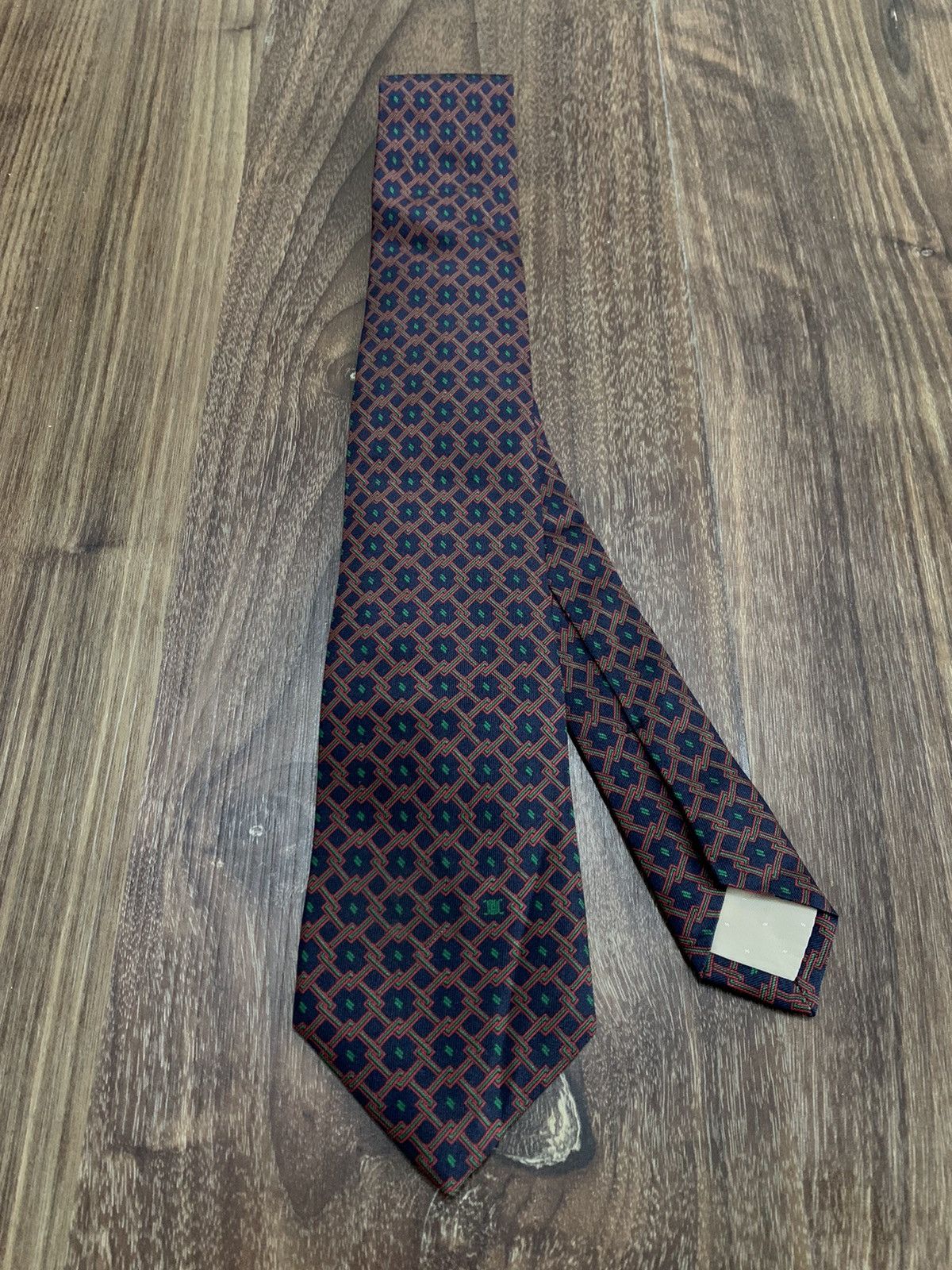 Celine Celine Geometric Printed Design Tie Size ONE SIZE - 3 Thumbnail