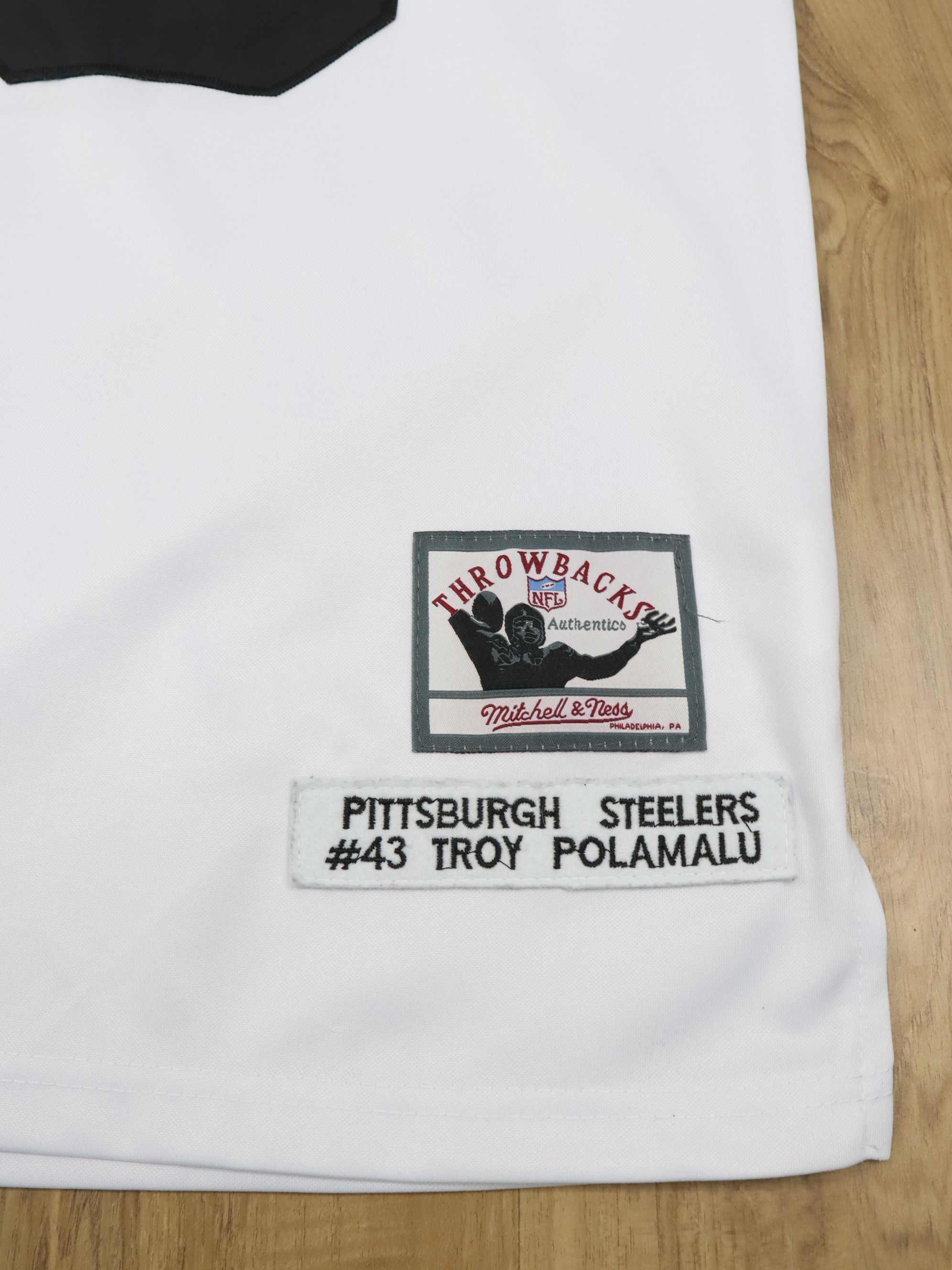 Mitchell & Ness × NFL Pittsburgh Steelers #43 Troy Polamalu Throwback NFL Jersey Size US XXL / EU 58 / 5 - 11 Thumbnail