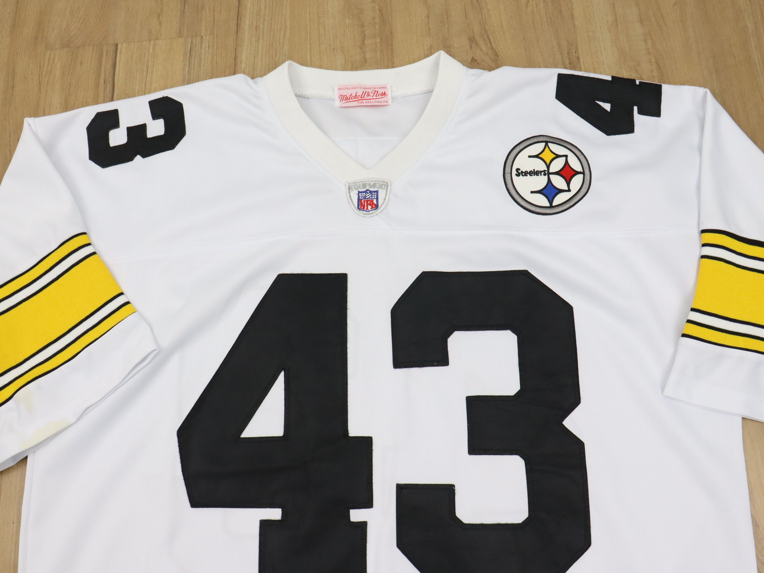 Mitchell & Ness × NFL Pittsburgh Steelers #43 Troy Polamalu Throwback NFL Jersey Size US XXL / EU 58 / 5 - 4 Thumbnail