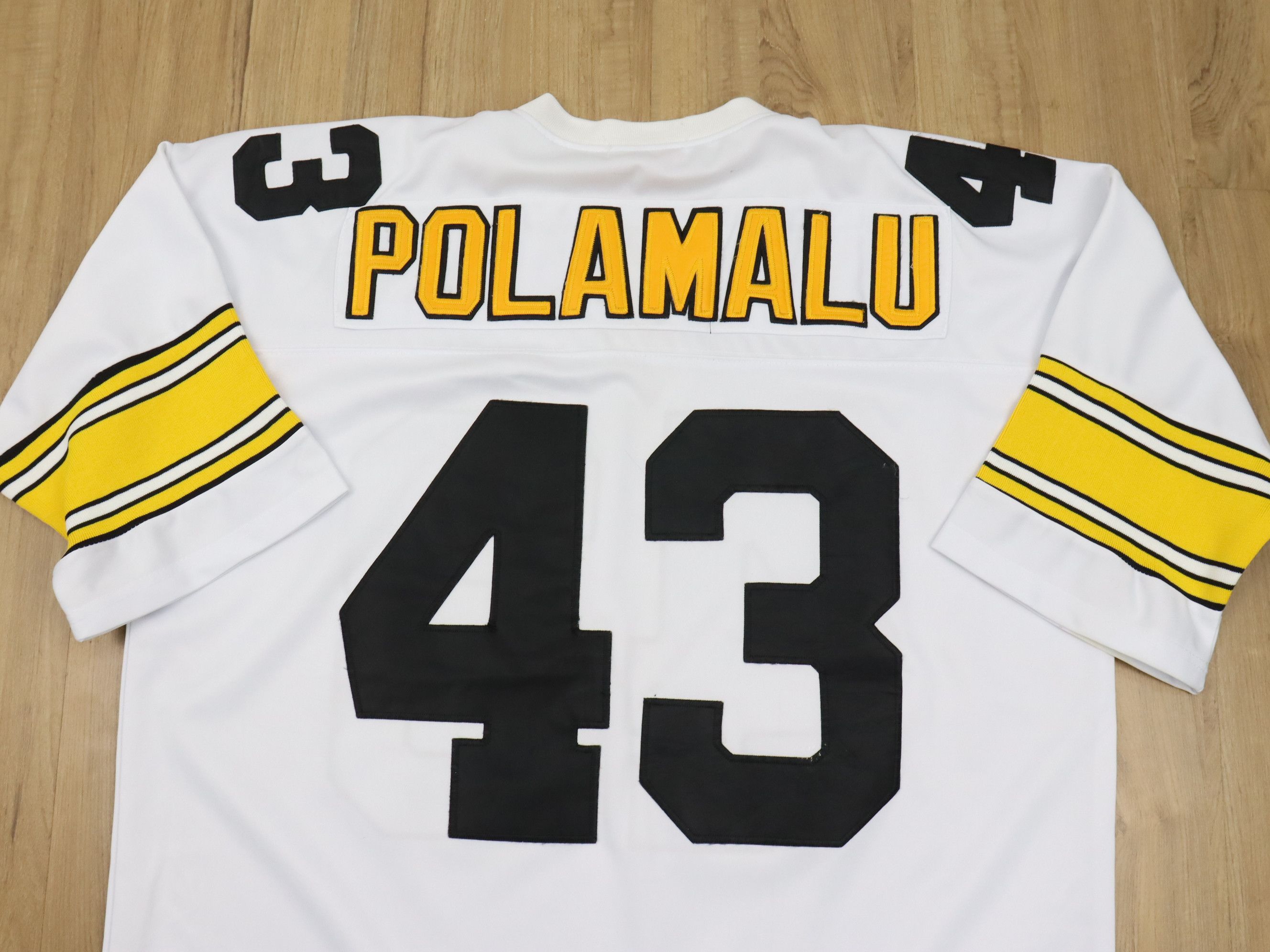Mitchell & Ness × NFL Pittsburgh Steelers #43 Troy Polamalu Throwback NFL Jersey Size US XXL / EU 58 / 5 - 6 Thumbnail