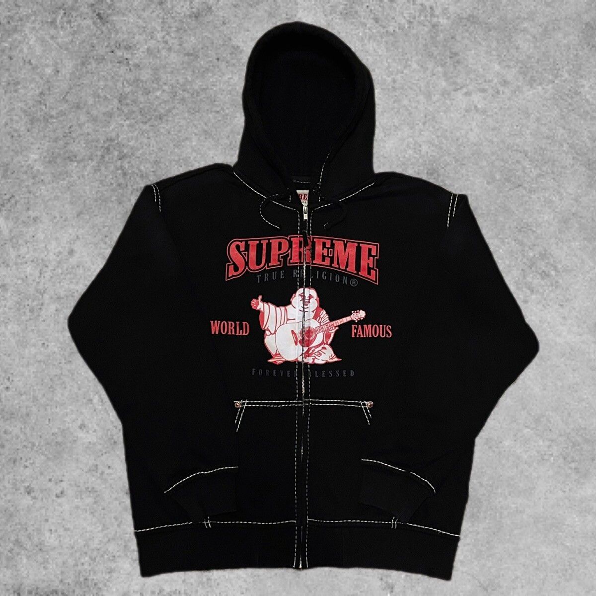 Supreme Supreme True Religion Zip Up Hooded Sweatshirt Size US L / EU 52-54 / 3 - 1 Preview