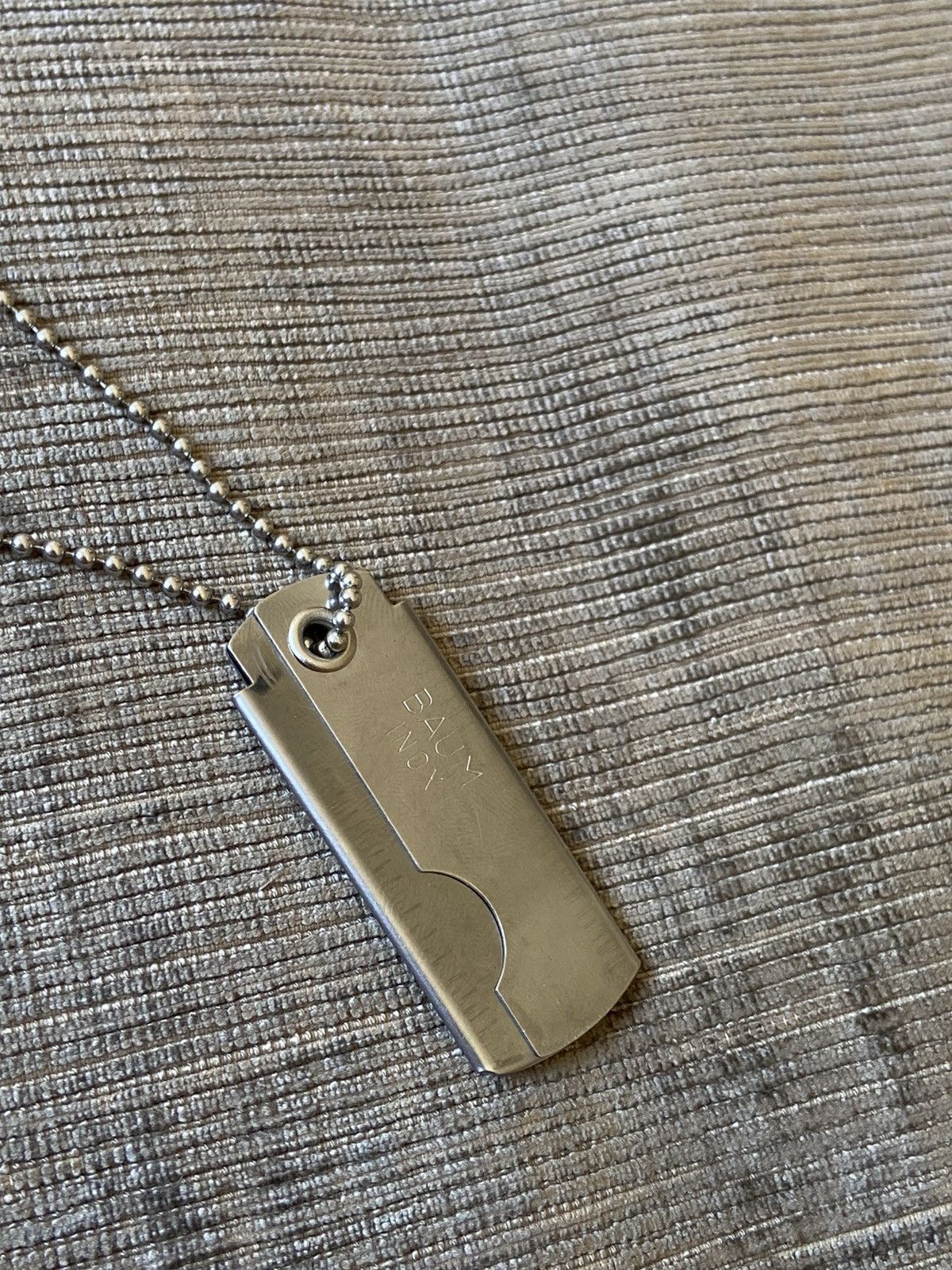 Carol Christian Poell × Vintage OG Razor Blade Chain reference CCP ...