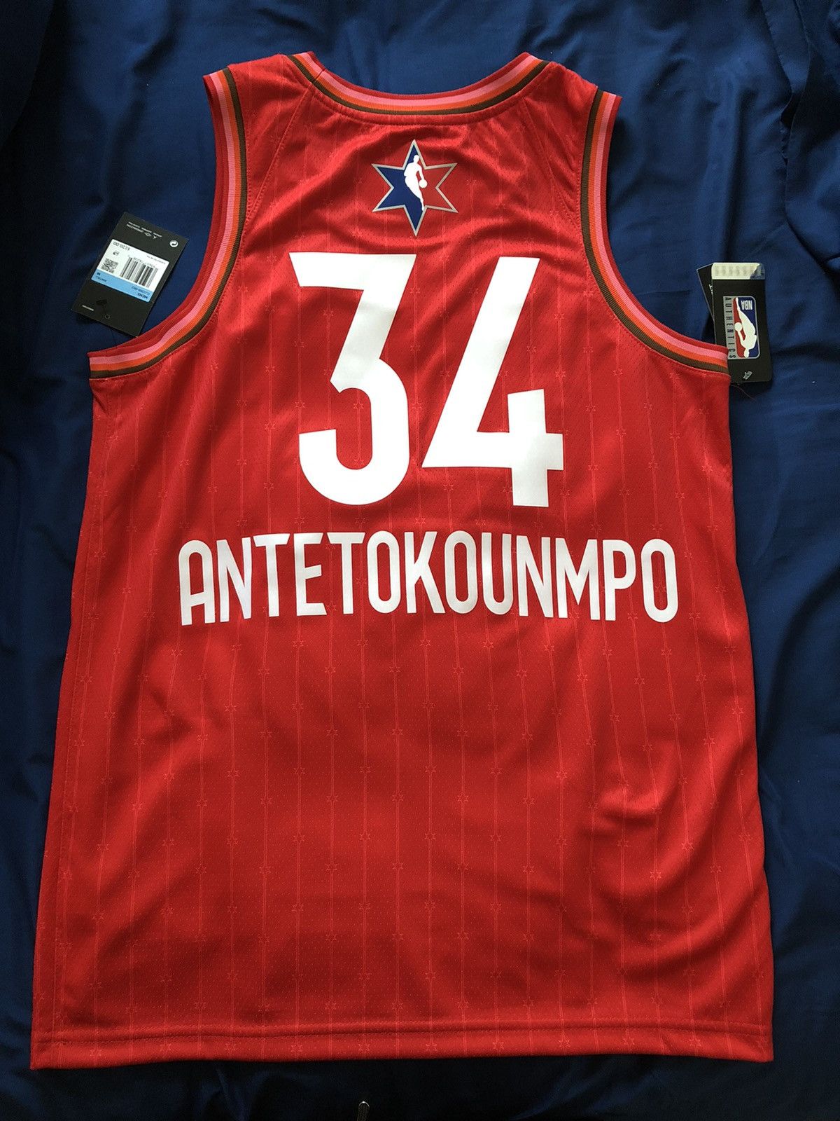 Jordan Brand 2020 NBA All-Star Giannis Antetokounmpo “Greek Freak” Jersey Size US M / EU 48-50 / 2 - 1 Thumbnail