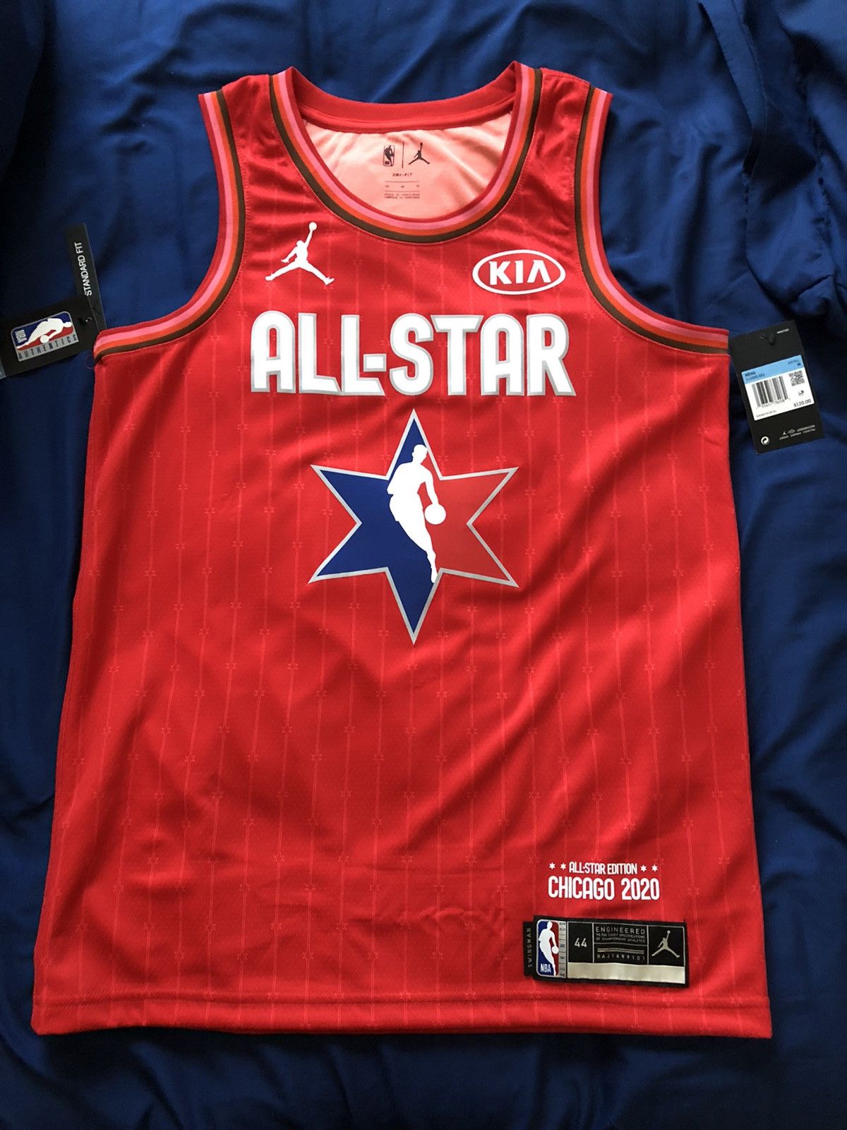 Jordan Brand 2020 NBA All-Star Giannis Antetokounmpo “Greek Freak” Jersey Size US M / EU 48-50 / 2 - 2 Thumbnail