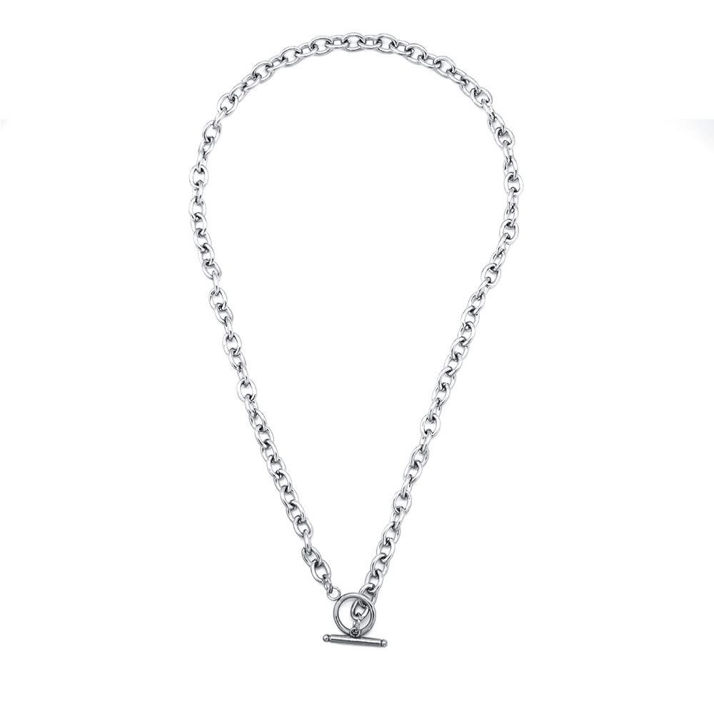 Jewelry × Vintage Fashion Titanium Steel Metal Men's Sweater Chain Size ONE SIZE - 4 Thumbnail