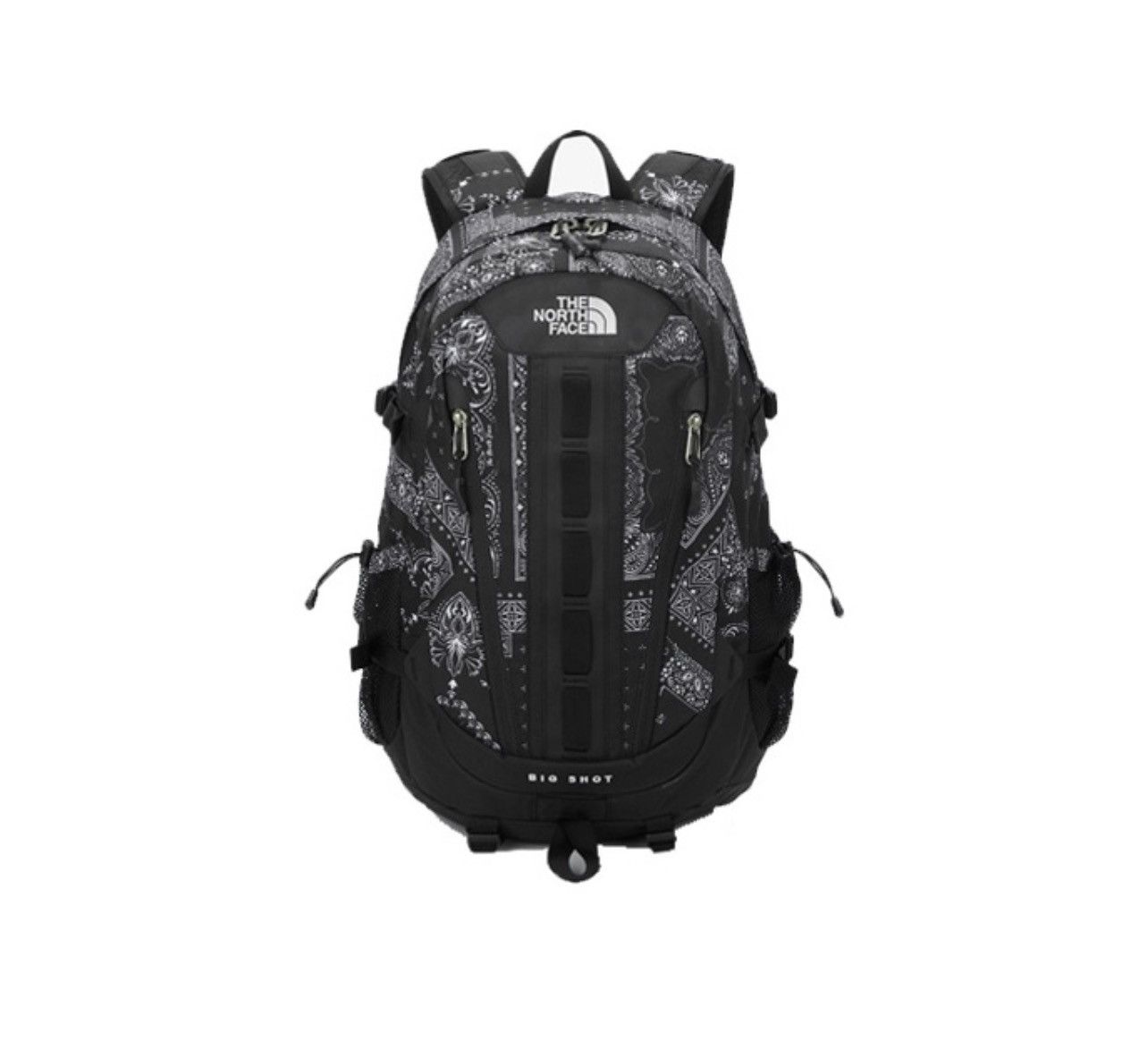 The North Face Black Paisley Print Backpack Size ONE SIZE - 1 Thumbnail