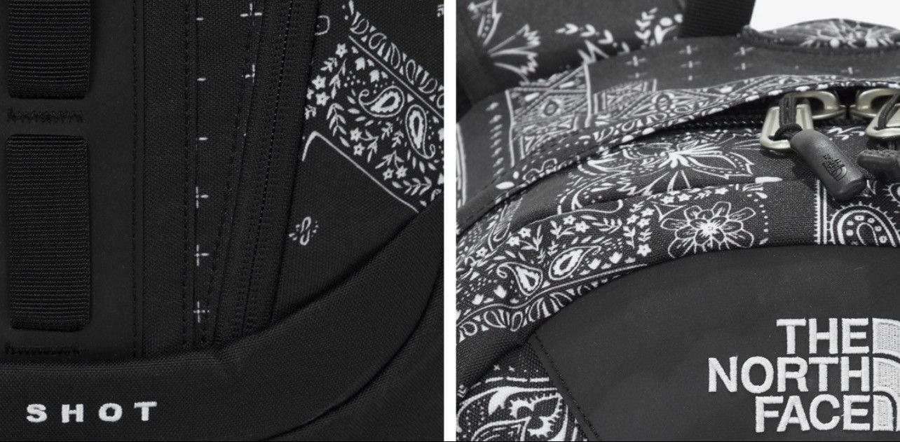 The North Face Black Paisley Print Backpack Size ONE SIZE - 5 Thumbnail