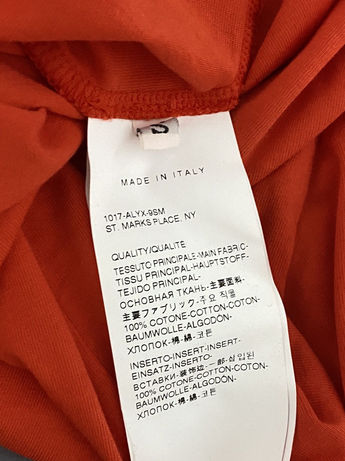 1017 ALYX 9SM × Alyx Logo Graphic Tee T-shirt Size US S / EU 44-46 / 1 - 6 Thumbnail