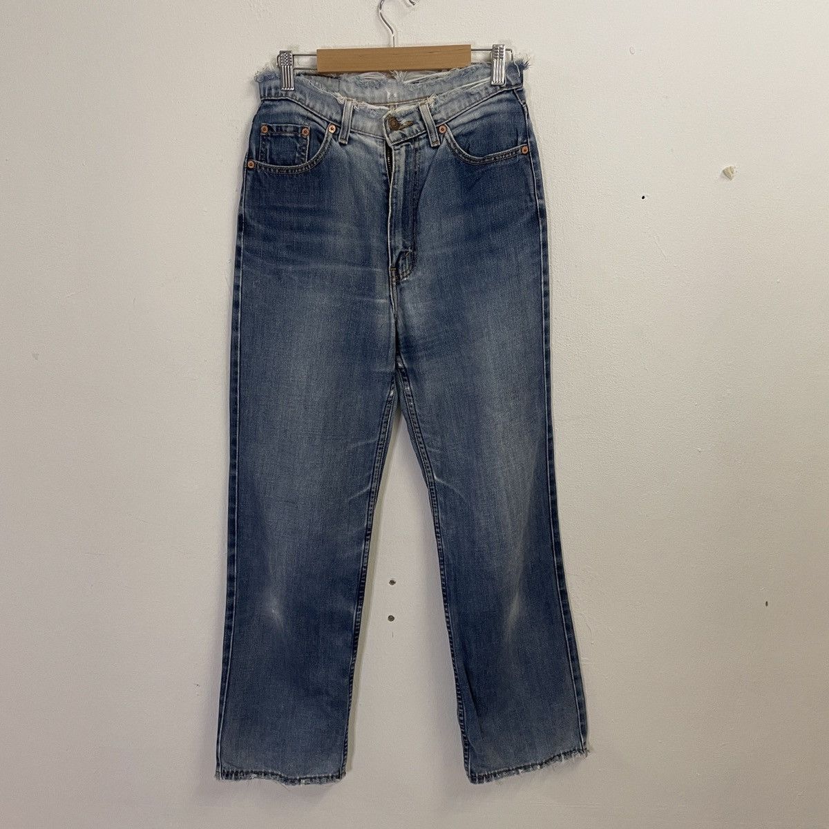 Levi's Vintage Levis 515 Faded Distressed Denim Jeans Size US 28 / EU 44 - 1 Thumbnail