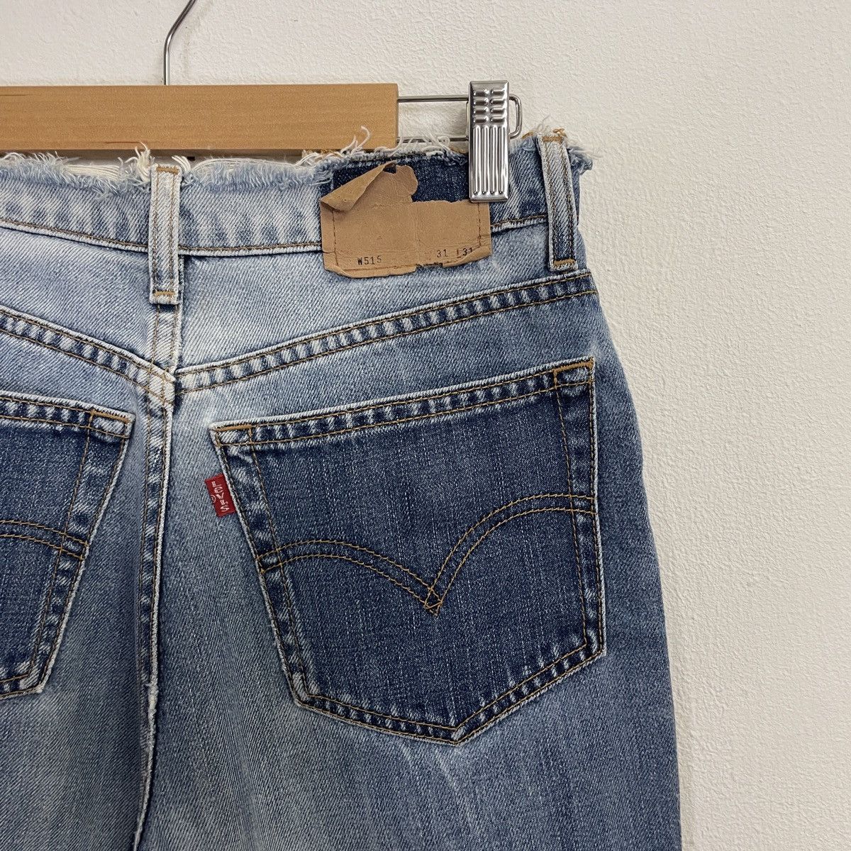 Levi's Vintage Levis 515 Faded Distressed Denim Jeans Size US 28 / EU 44 - 8 Thumbnail