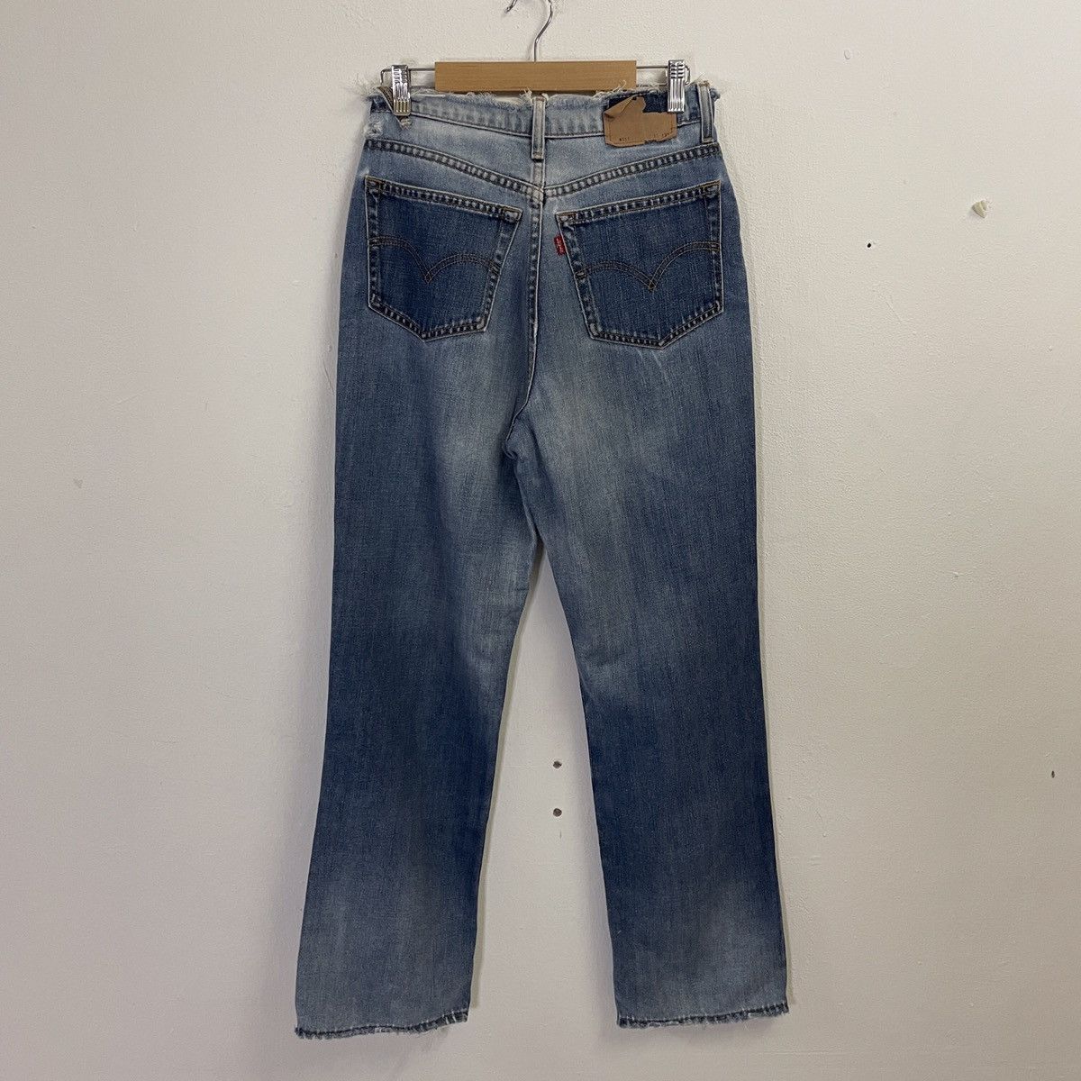 Levi's Vintage Levis 515 Faded Distressed Denim Jeans Size US 28 / EU 44 - 7 Thumbnail