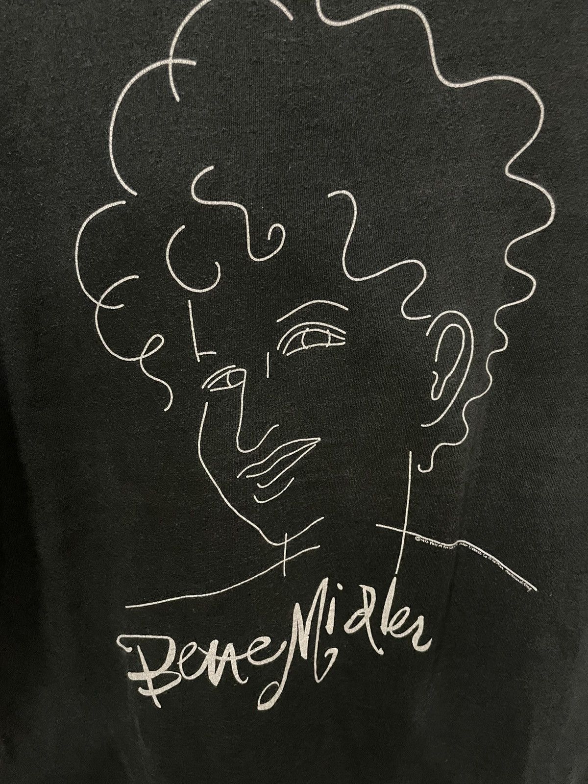 Band Tees × Vintage Vintage 90’s Bette Miller American Actress Tee Size US L / EU 52-54 / 3 - 2 Thumbnail