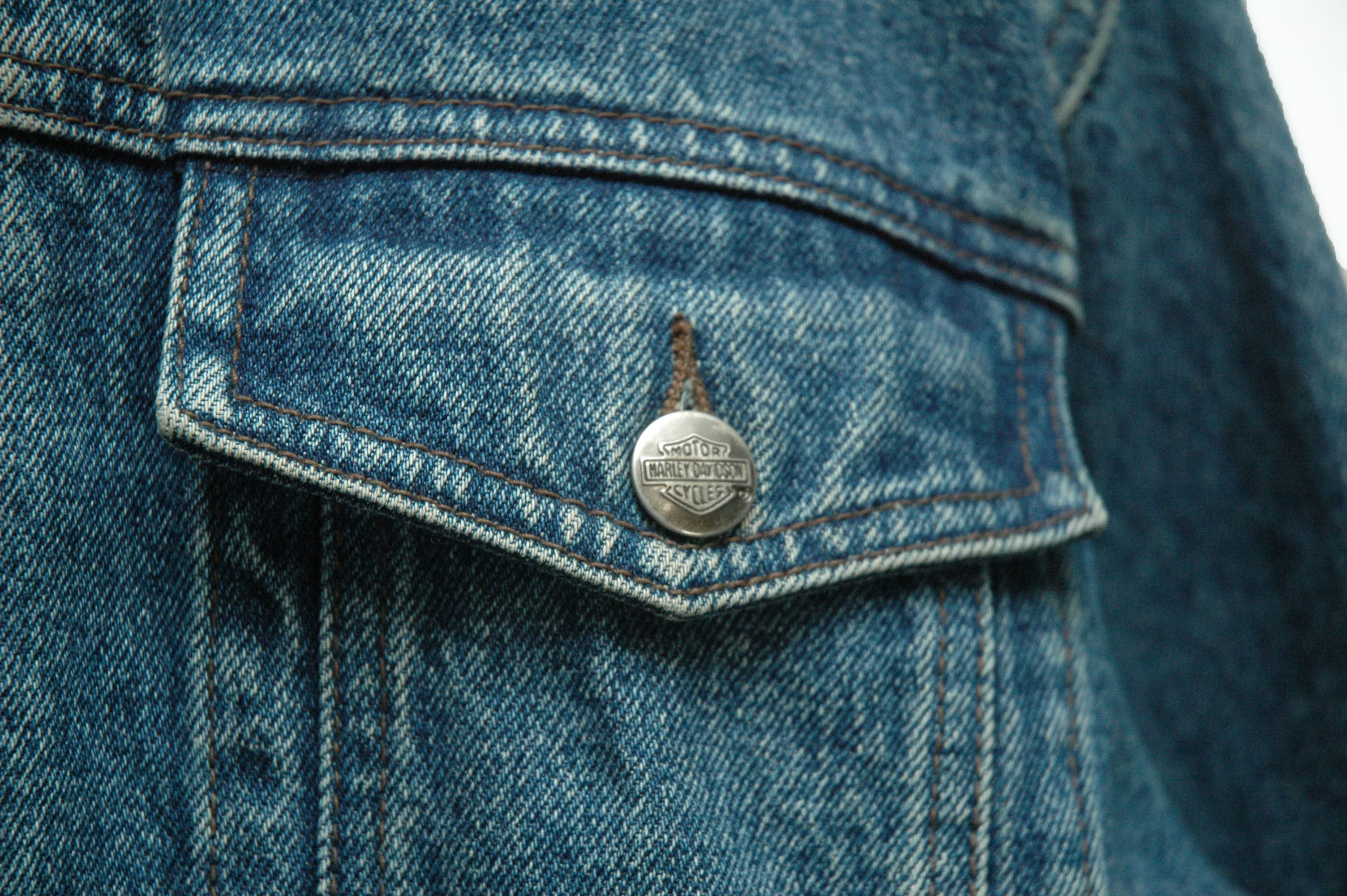 Harley Davidson Harley Davidson With Lining Vintage Denim Jacket Size US M / EU 48-50 / 2 - 11 Thumbnail