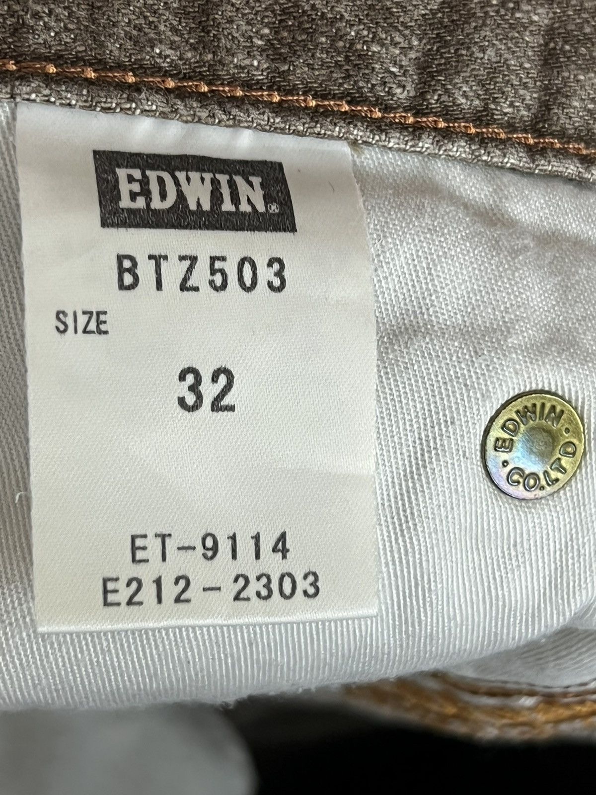 Edwin Vintage Edwin 503 Blue Trip Jeans With Very Rare Design Size US 34 / EU 50 - 16 Thumbnail