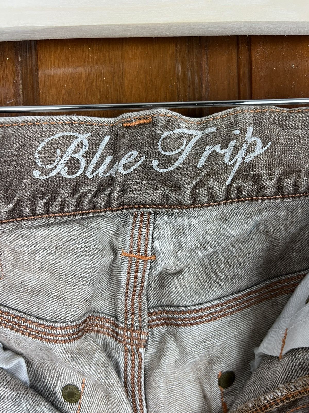 Edwin Vintage Edwin 503 Blue Trip Jeans With Very Rare Design Size US 34 / EU 50 - 15 Thumbnail