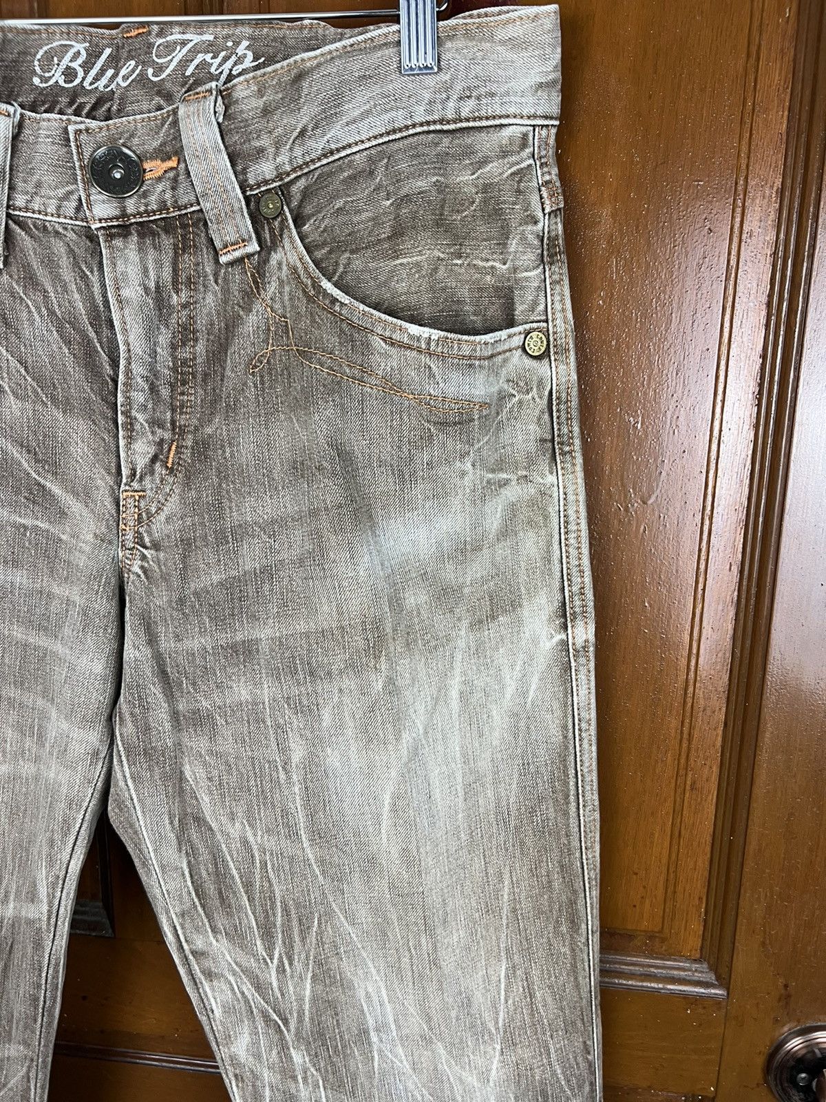 Edwin Vintage Edwin 503 Blue Trip Jeans With Very Rare Design Size US 34 / EU 50 - 3 Thumbnail