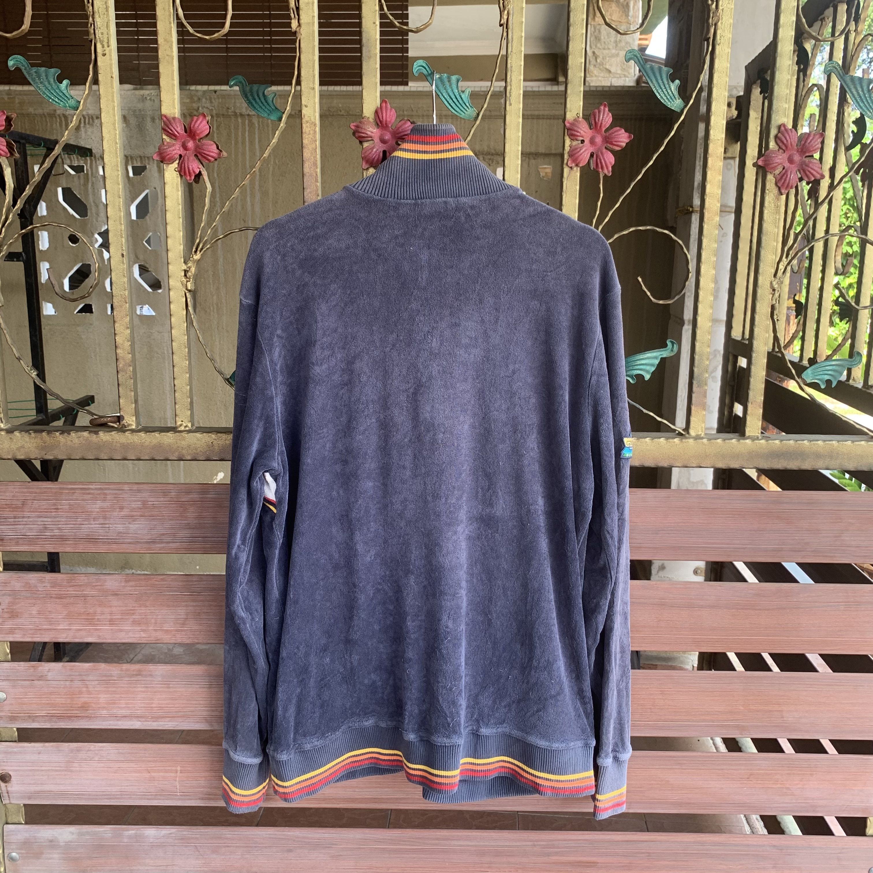 Quiksilver 💥RARE! Vintage Quiksilver Spell Out Fleece Sweater Jacket Size US L / EU 52-54 / 3 - 13 Thumbnail