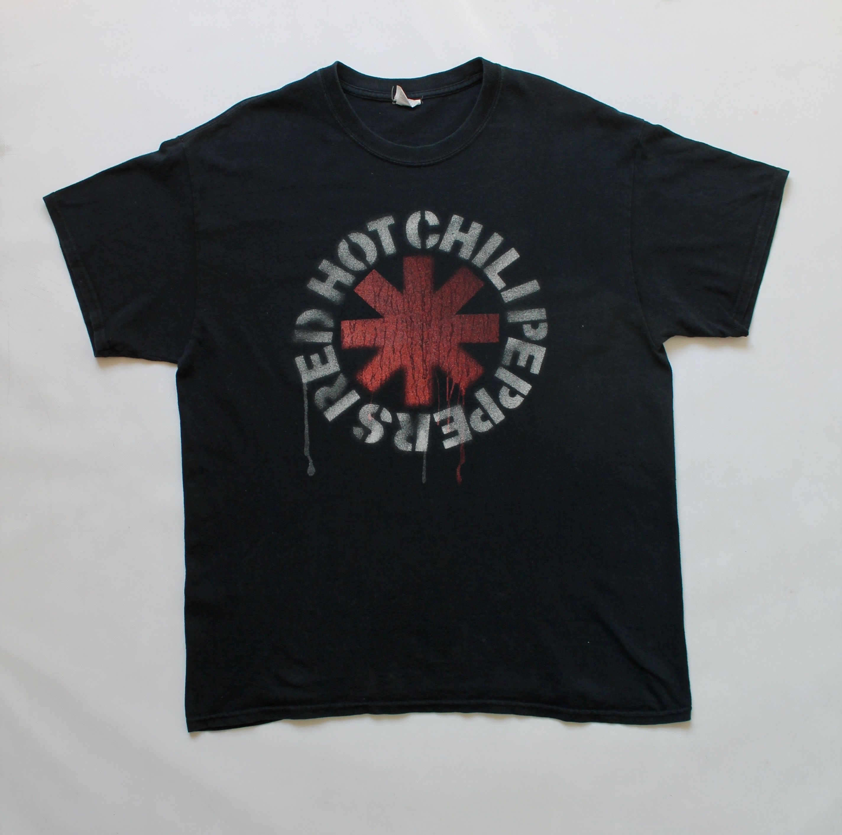 Band Tees VINTAGE Red Hot Chili Peppers RHCP Heavy Cotton t shirt tee Size US L / EU 52-54 / 3 - 8 Thumbnail