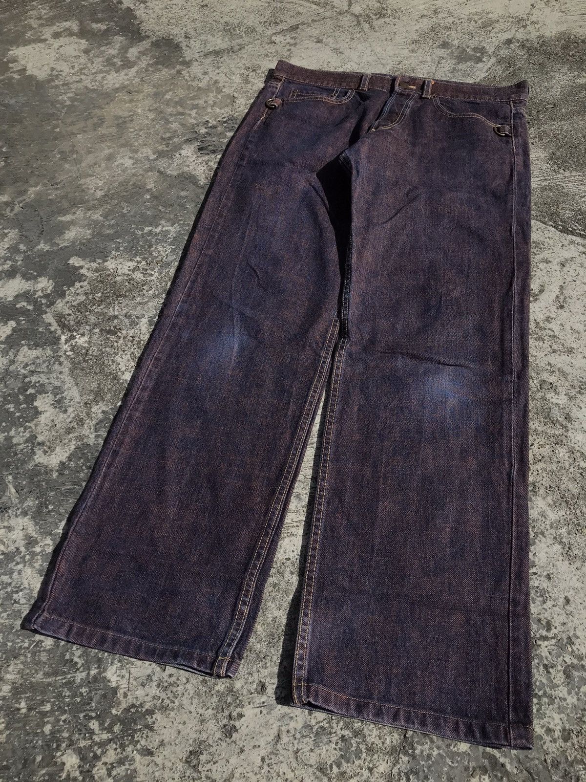 20471120 × Beauty Beast × Japanese Brand Beauty Beast Purple Washed Pants Size US 34 / EU 50 - 6 Thumbnail