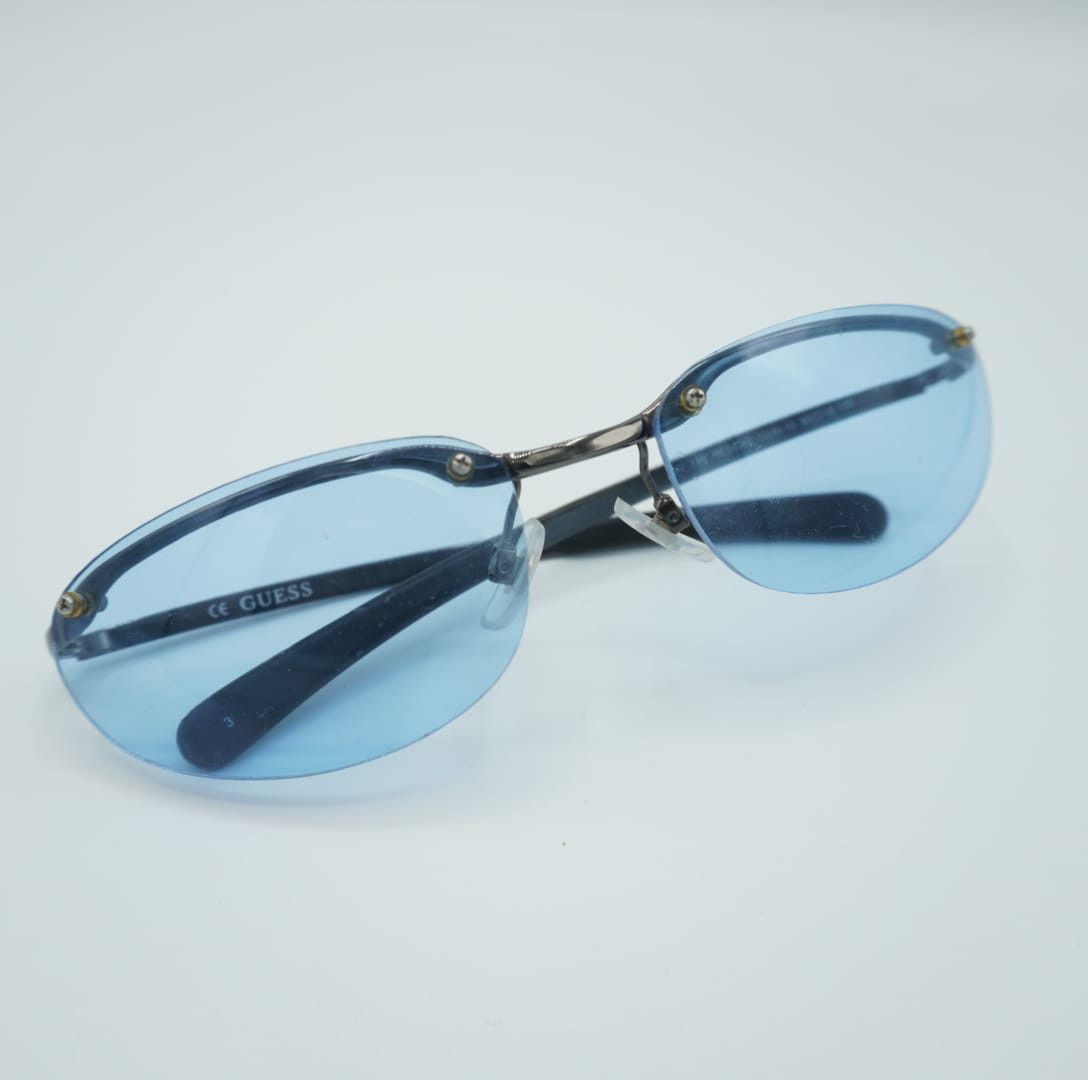Vintage Futuristic Guess Sunglasses Made in Italy 1990s
