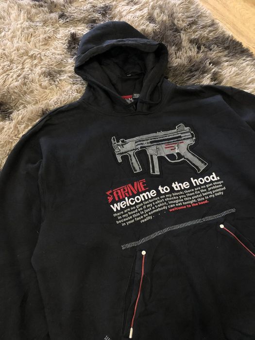 Japanese Brand ARME Welcome to the Hood hoodie | Grailed