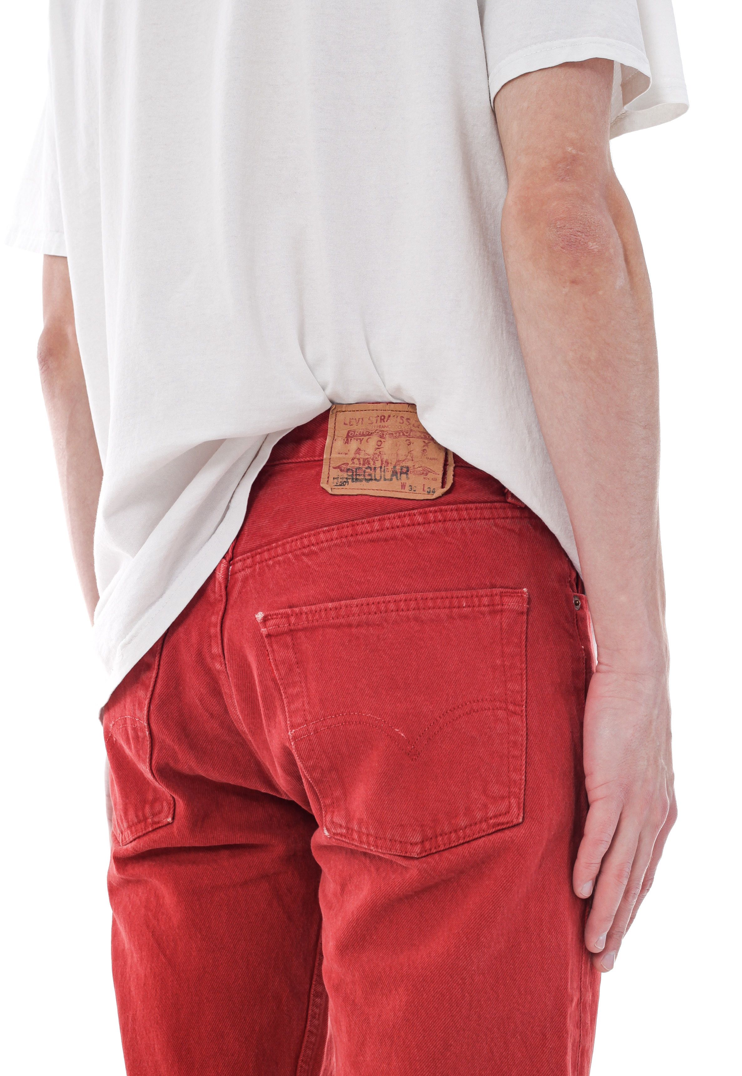 Levi's Vintage LEVIS 501 Jeans Denim 90s A7315 Size US 30 / EU 46 - 1 Thumbnail