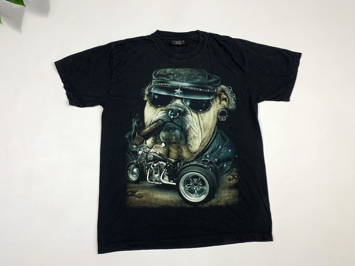 Vintage Vintage 3D emblem Survivors t-shirts biker Harley Davidson Size US L / EU 52-54 / 3 - 1 Thumbnail