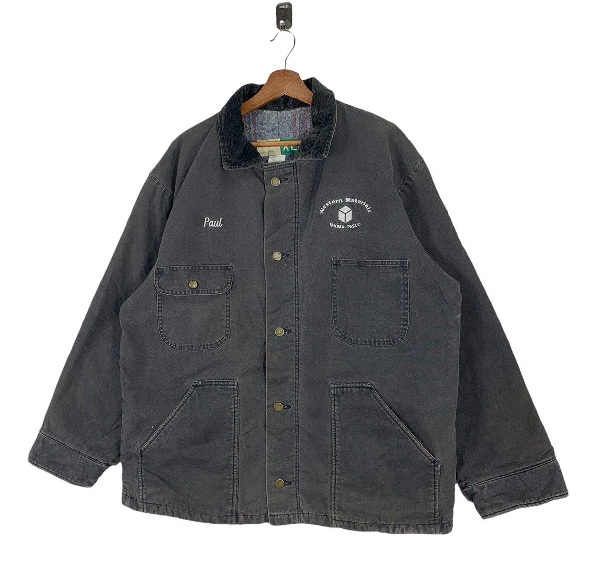 Vintage VINTAGE WEAR GUARD WORKERS DENIM DUCK JACKET Size US XL / EU 56 / 4 - 2 Thumbnail