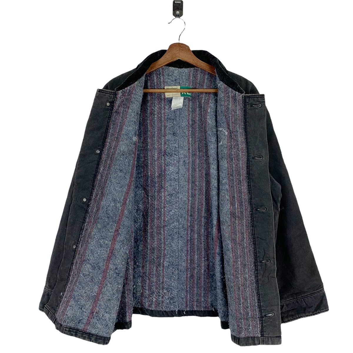 Vintage VINTAGE WEAR GUARD WORKERS DENIM DUCK JACKET Size US XL / EU 56 / 4 - 7 Thumbnail