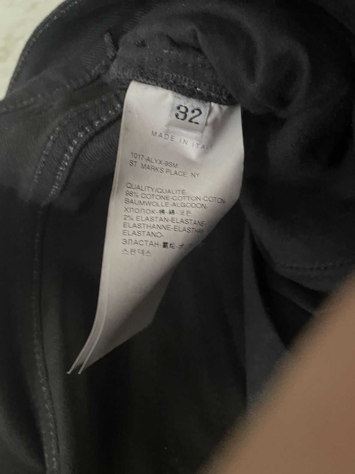 Alyx Alyx black means denim Size US 32 / EU 48 - 3 Thumbnail